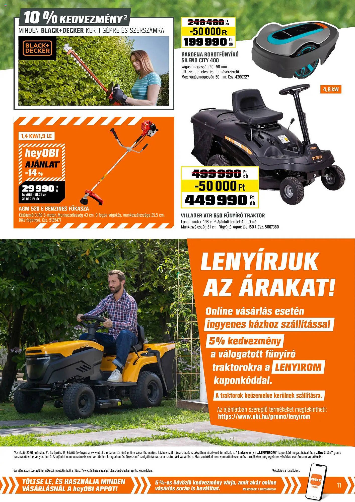 OBI akciós újság (2026-03-31 - 2026-04-26)