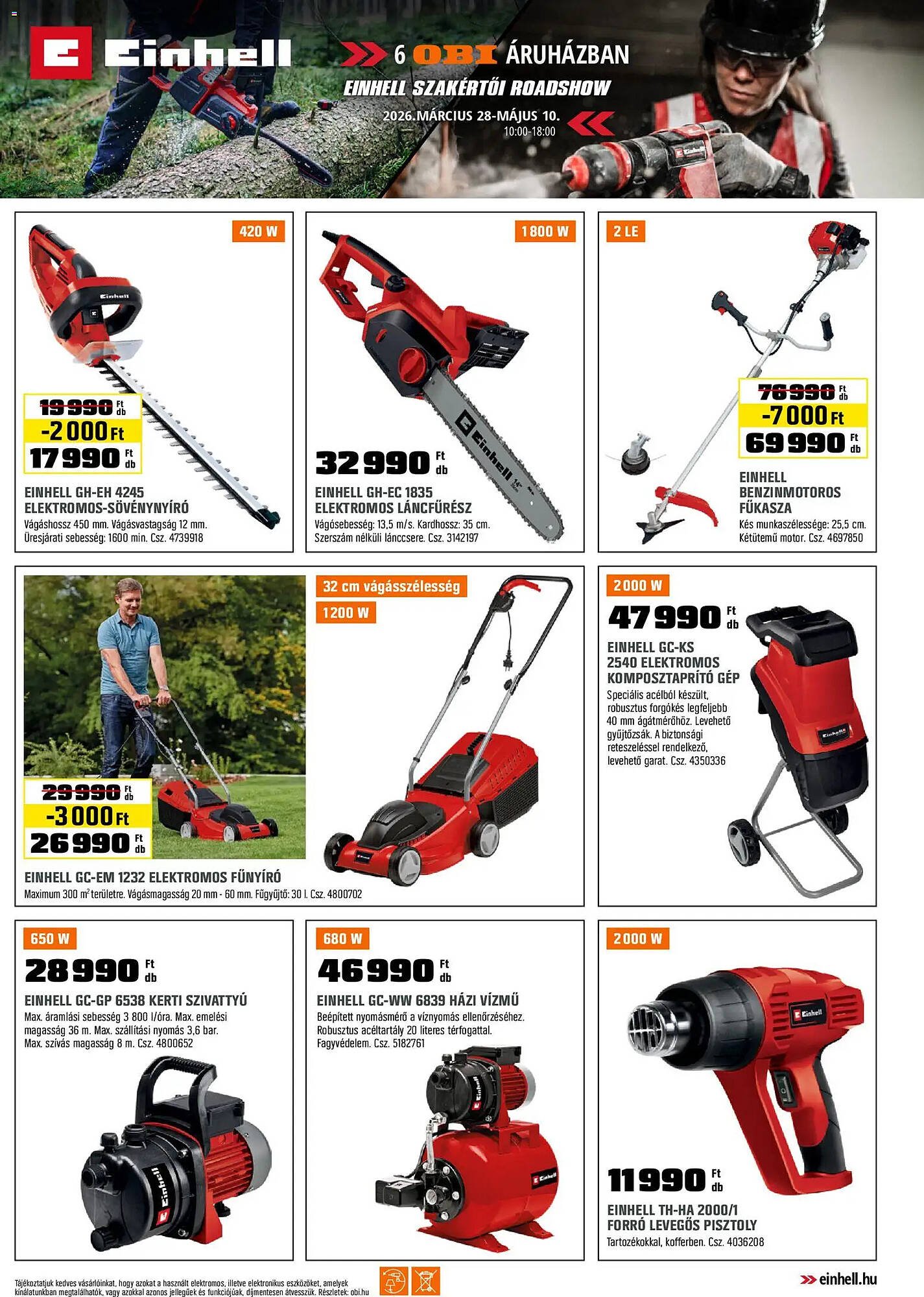 OBI akciós újság (2026-03-31 - 2026-04-26)