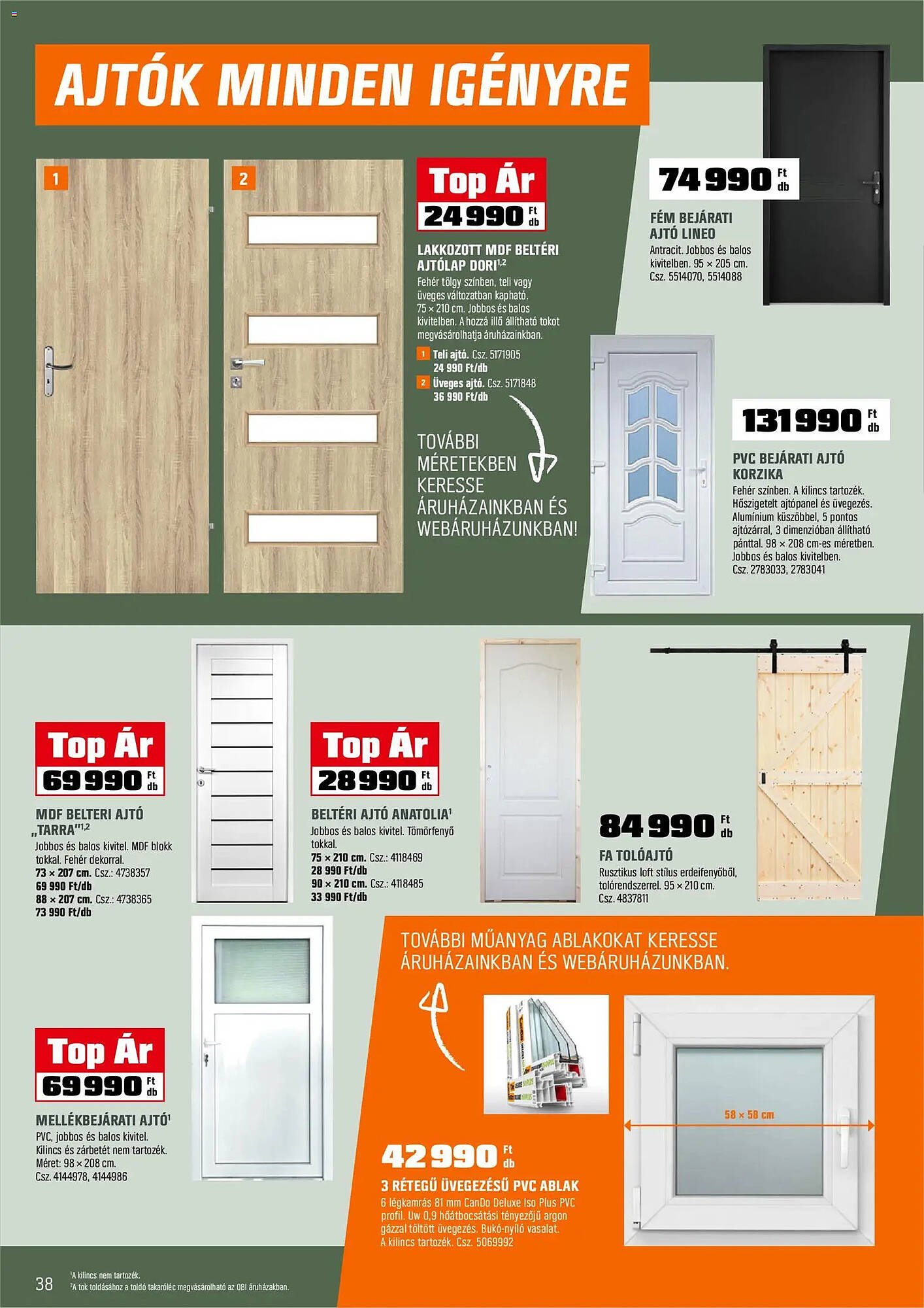 OBI akciós újság (2026-03-31 - 2026-04-26)