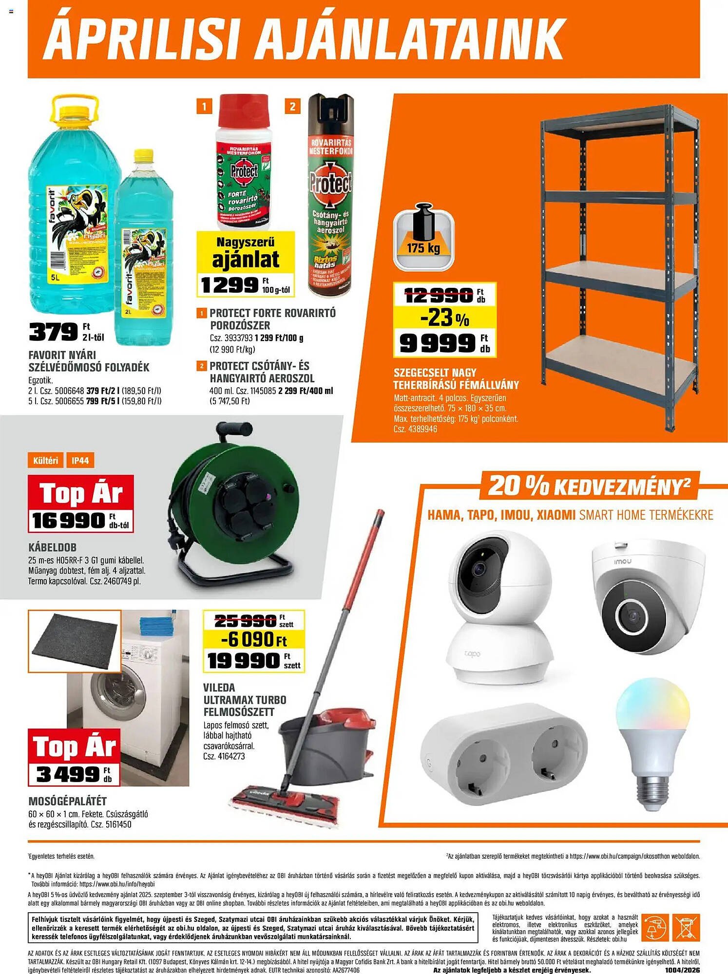 OBI akciós újság (2026-03-31 - 2026-04-26)