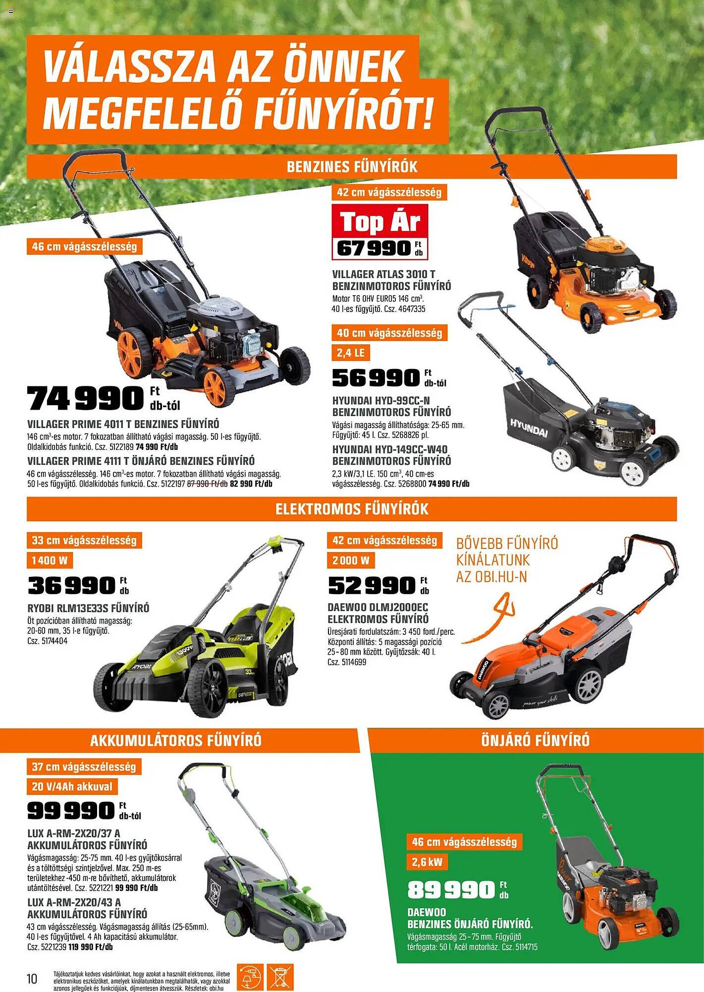 OBI akciós újság (2026-03-31 - 2026-04-26)