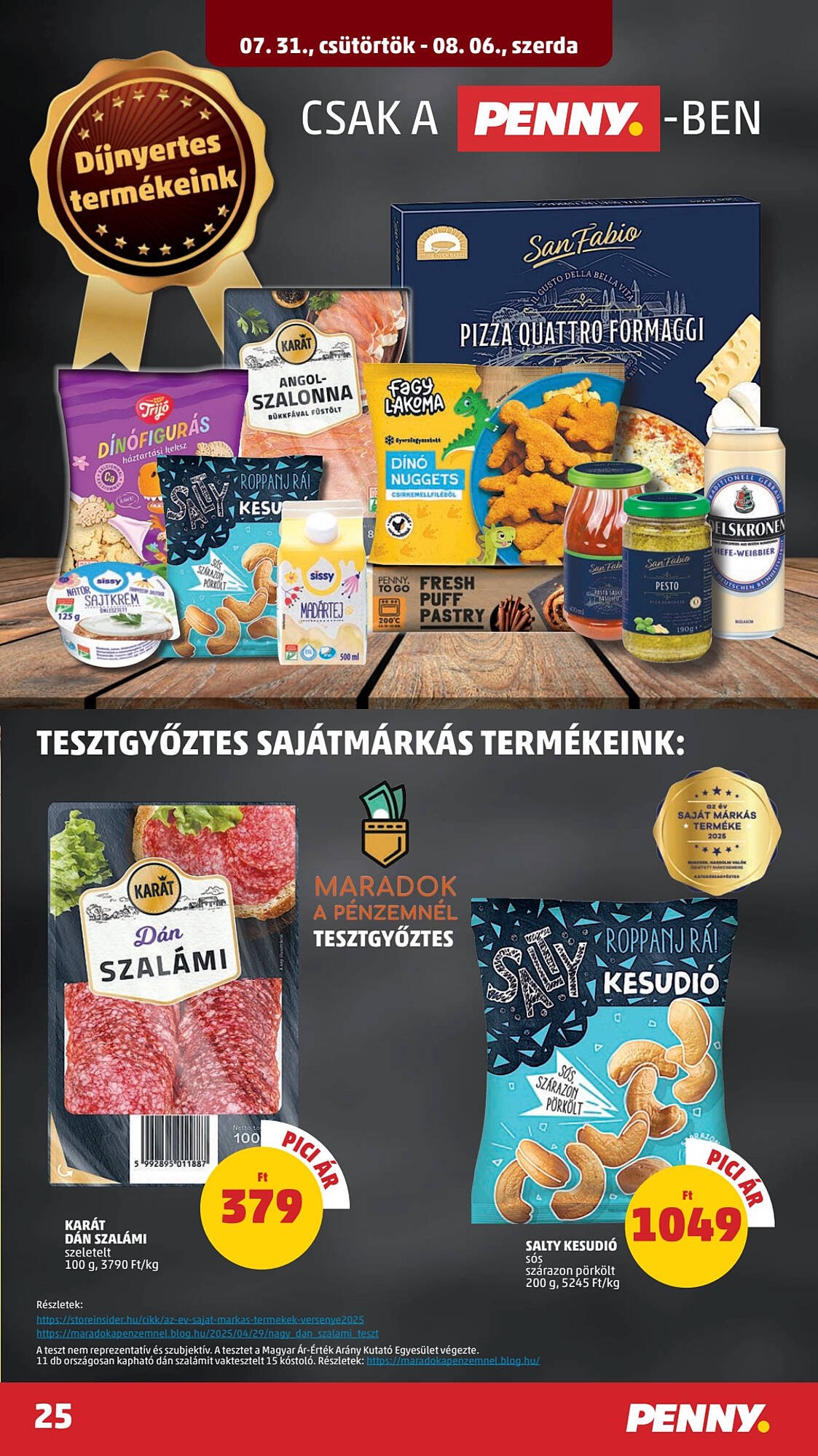 PENNY akciós újság (2025-07-31 - 2025-08-06)