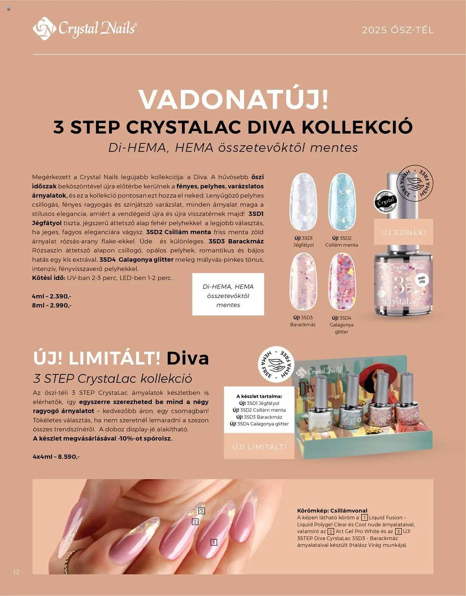 Crystal Nails akciós újság (2025-09-07 - 2025-12-31)