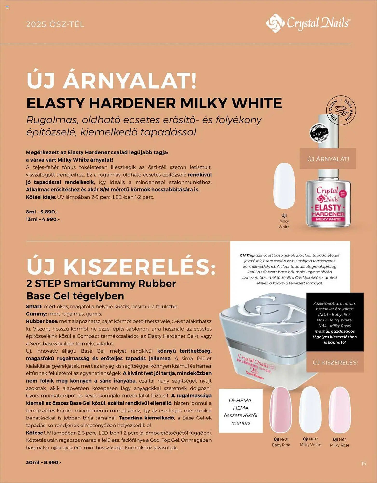 Crystal Nails akciós újság (2025-09-07 - 2025-12-31)