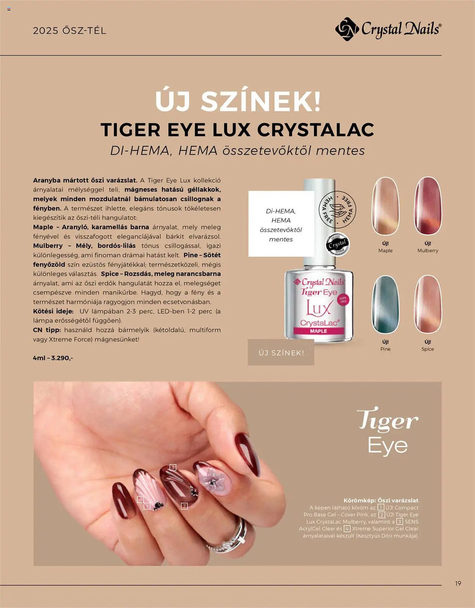 Crystal Nails akciós újság (2025-09-07 - 2025-12-31)