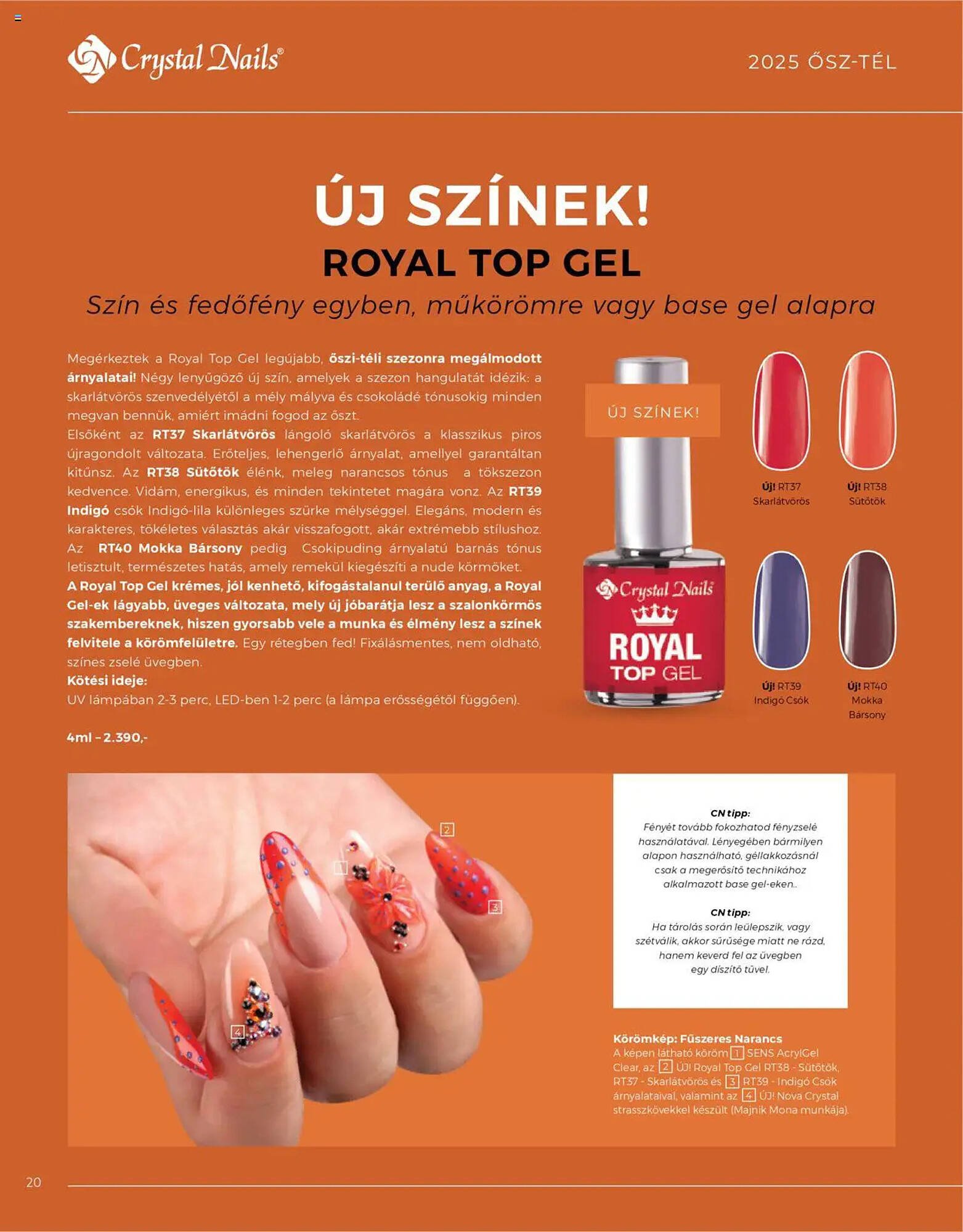 Crystal Nails akciós újság (2025-09-07 - 2025-12-31)