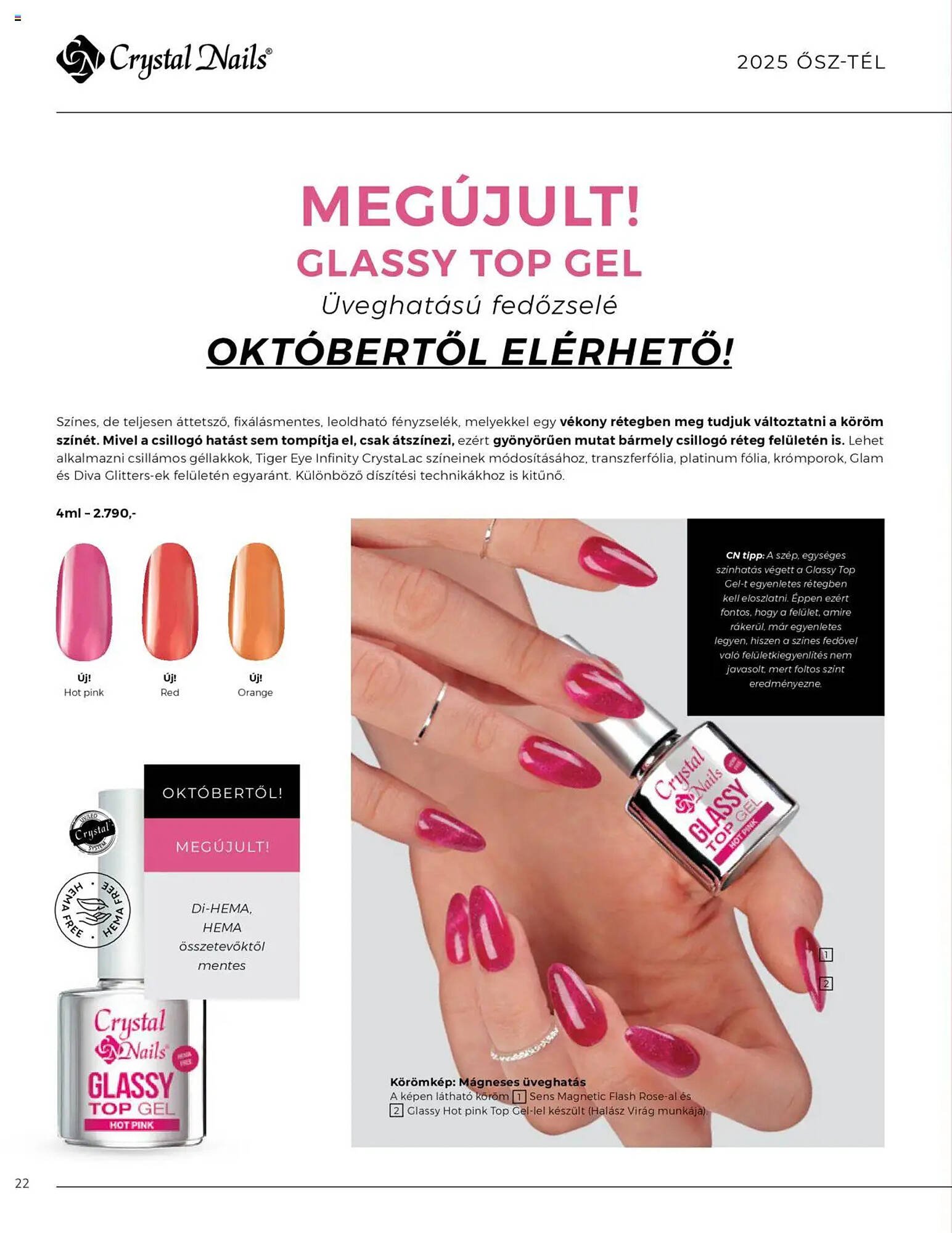 Crystal Nails akciós újság (2025-09-07 - 2025-12-31)