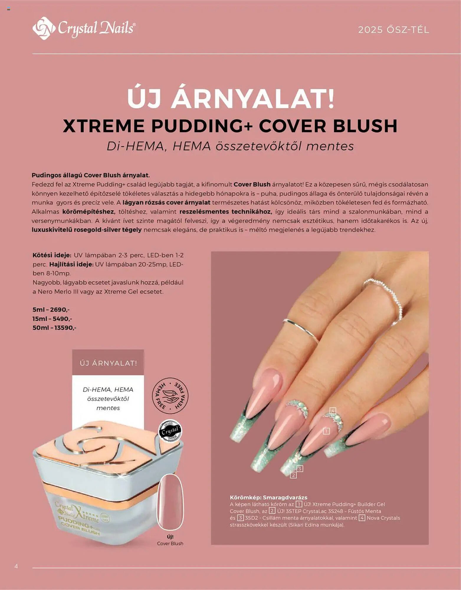 Crystal Nails akciós újság (2025-09-07 - 2025-12-31)