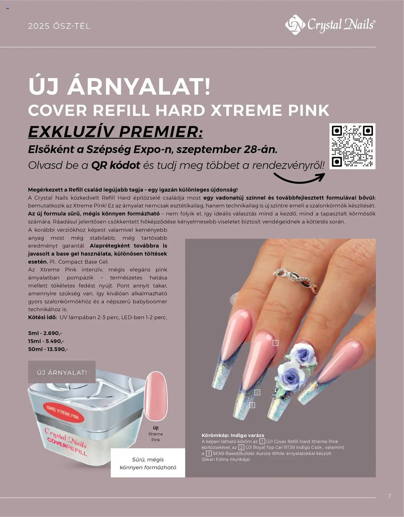 Crystal Nails akciós újság (2025-09-07 - 2025-12-31)