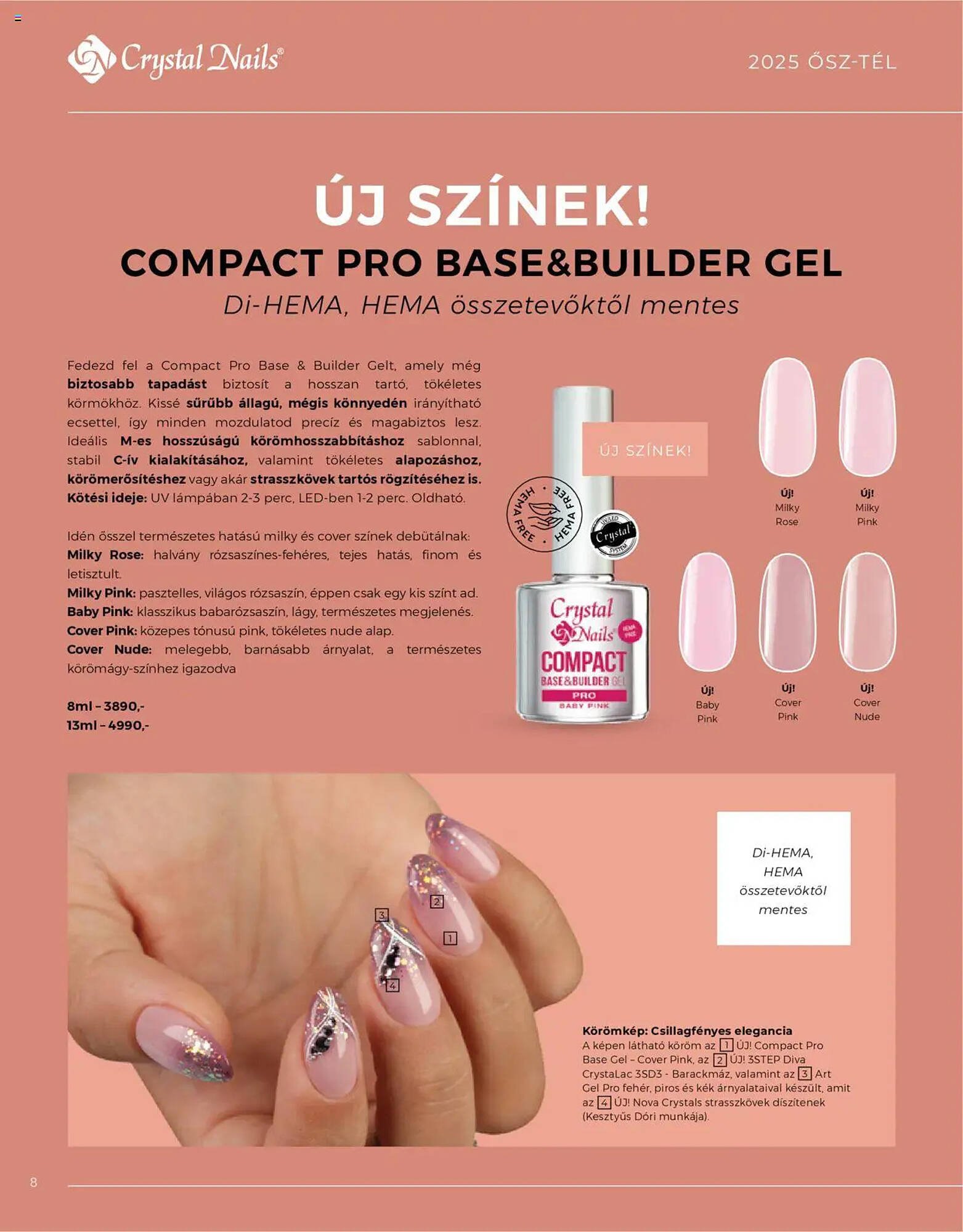 Crystal Nails akciós újság (2025-09-07 - 2025-12-31)