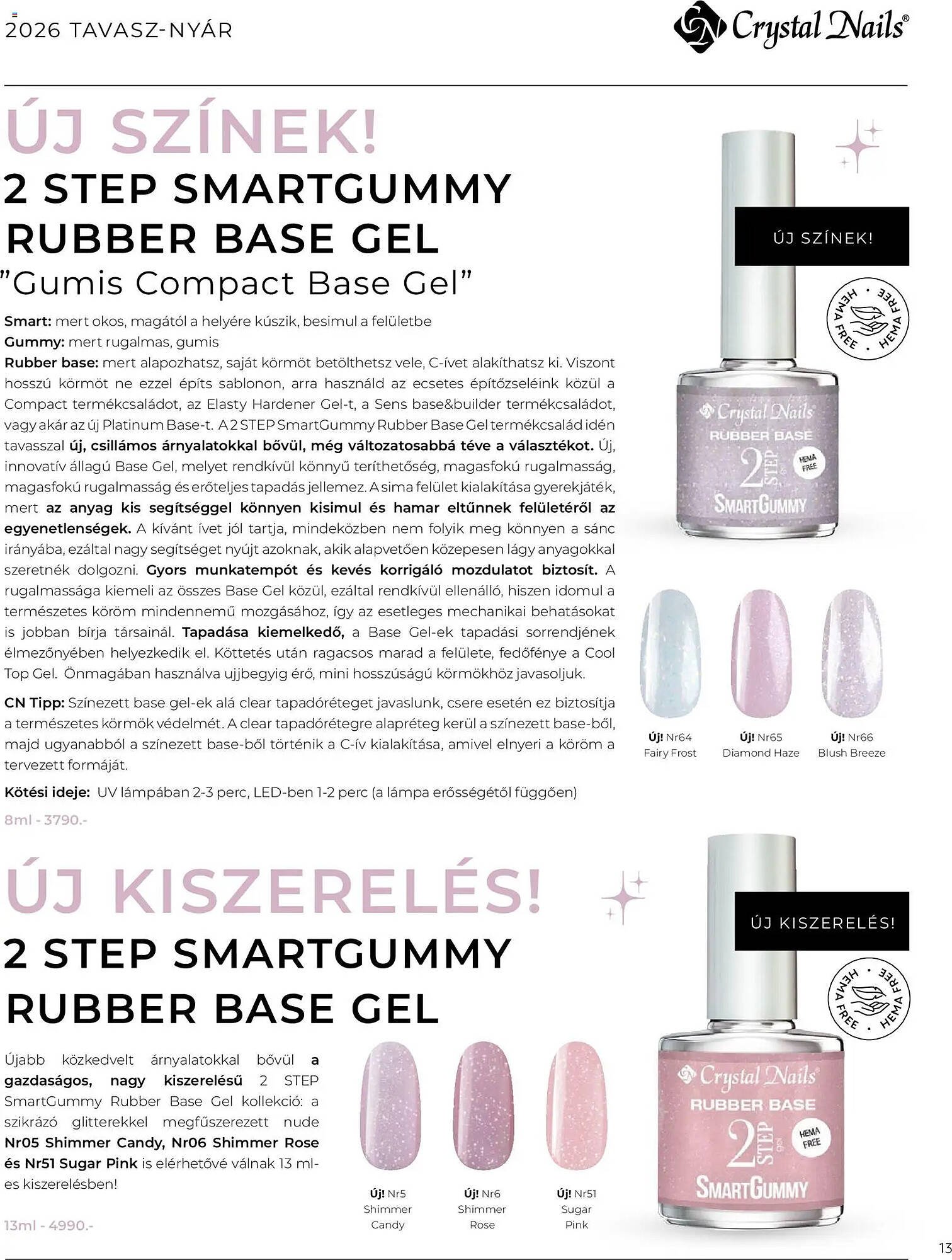 Crystal Nails akciós újság (2026-03-09 - 2026-08-31)