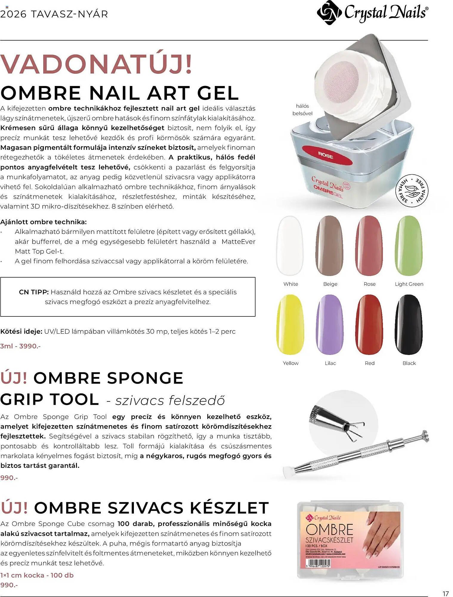 Crystal Nails akciós újság (2026-03-09 - 2026-08-31)