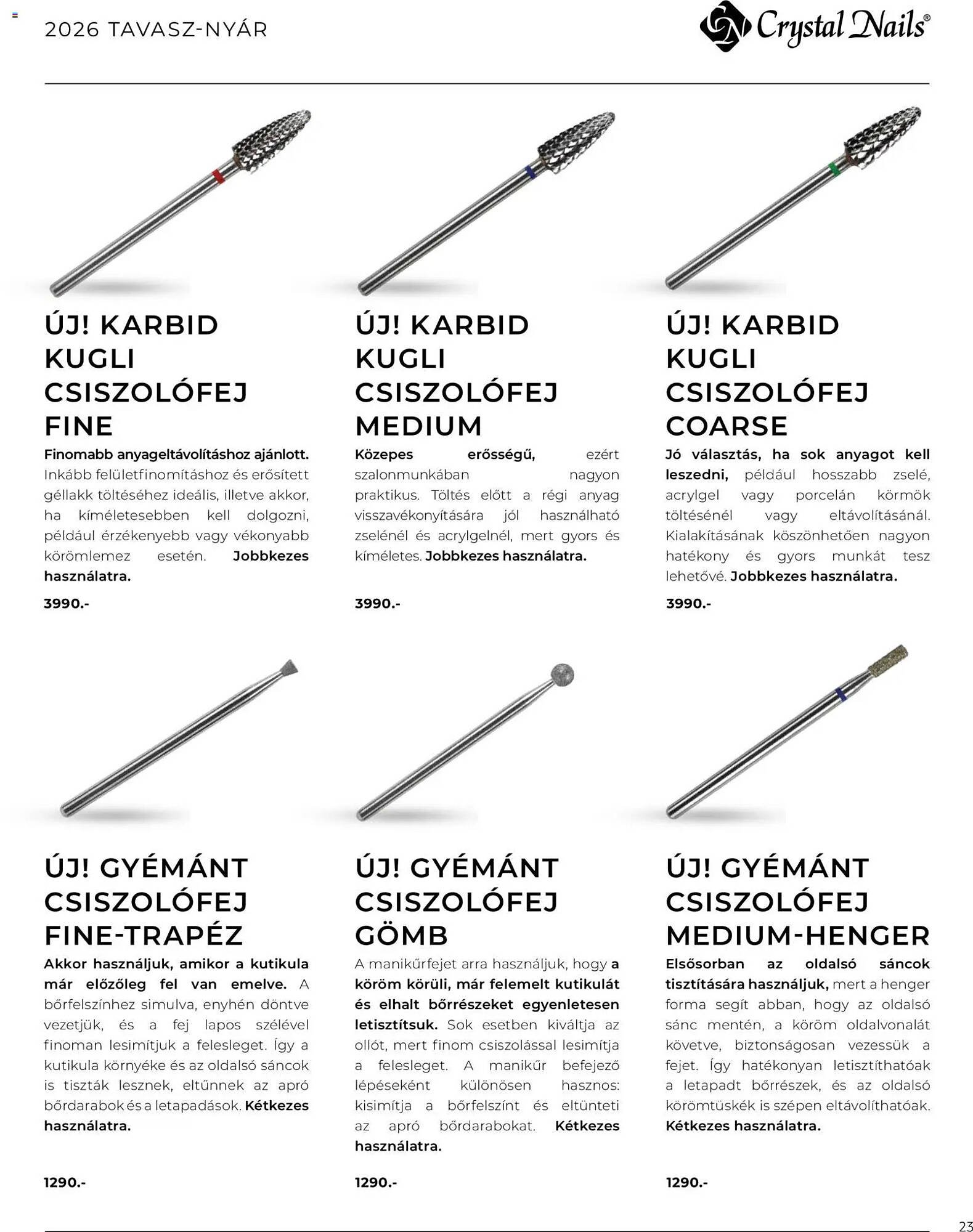 Crystal Nails akciós újság (2026-03-09 - 2026-08-31)