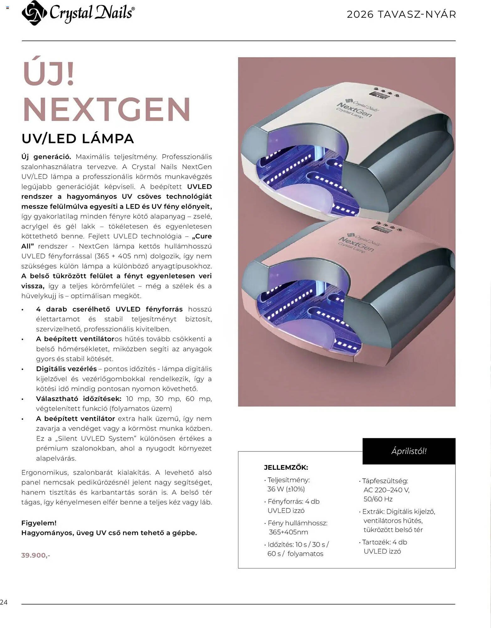 Crystal Nails akciós újság (2026-03-09 - 2026-08-31)