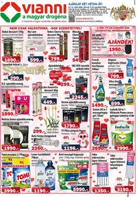 Vianni Drogéria akciós újság (2026-02-11 - 2026-02-24)
