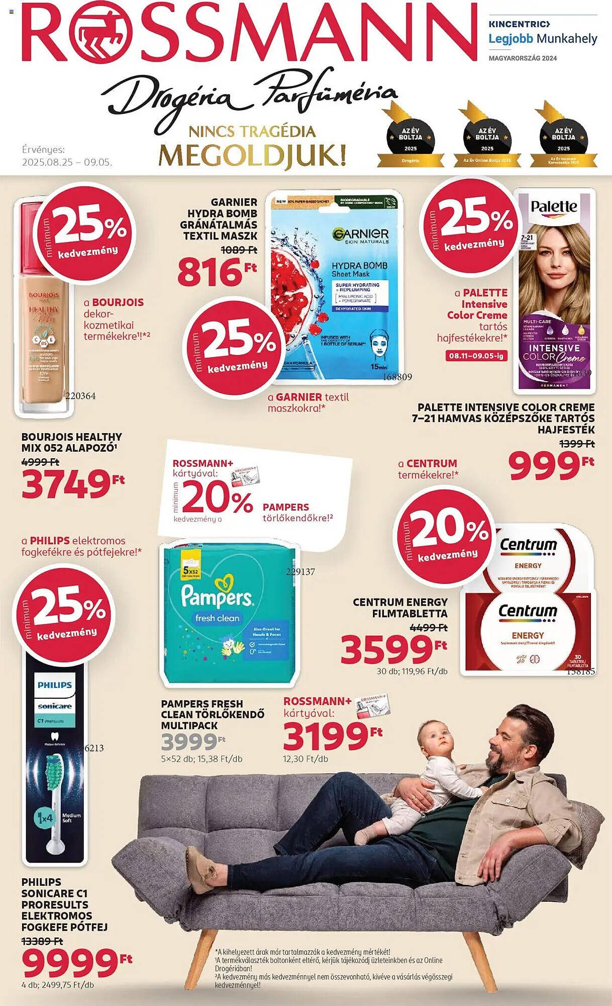 Rossmann akciós újság (2025-08-25 - 2025-09-05)