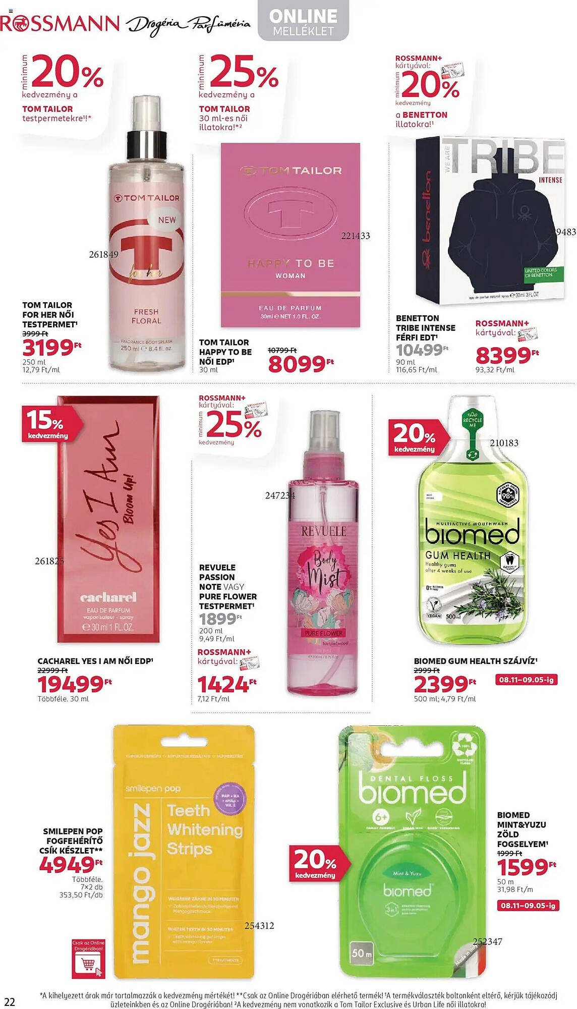 Rossmann akciós újság (2025-08-25 - 2025-09-05)