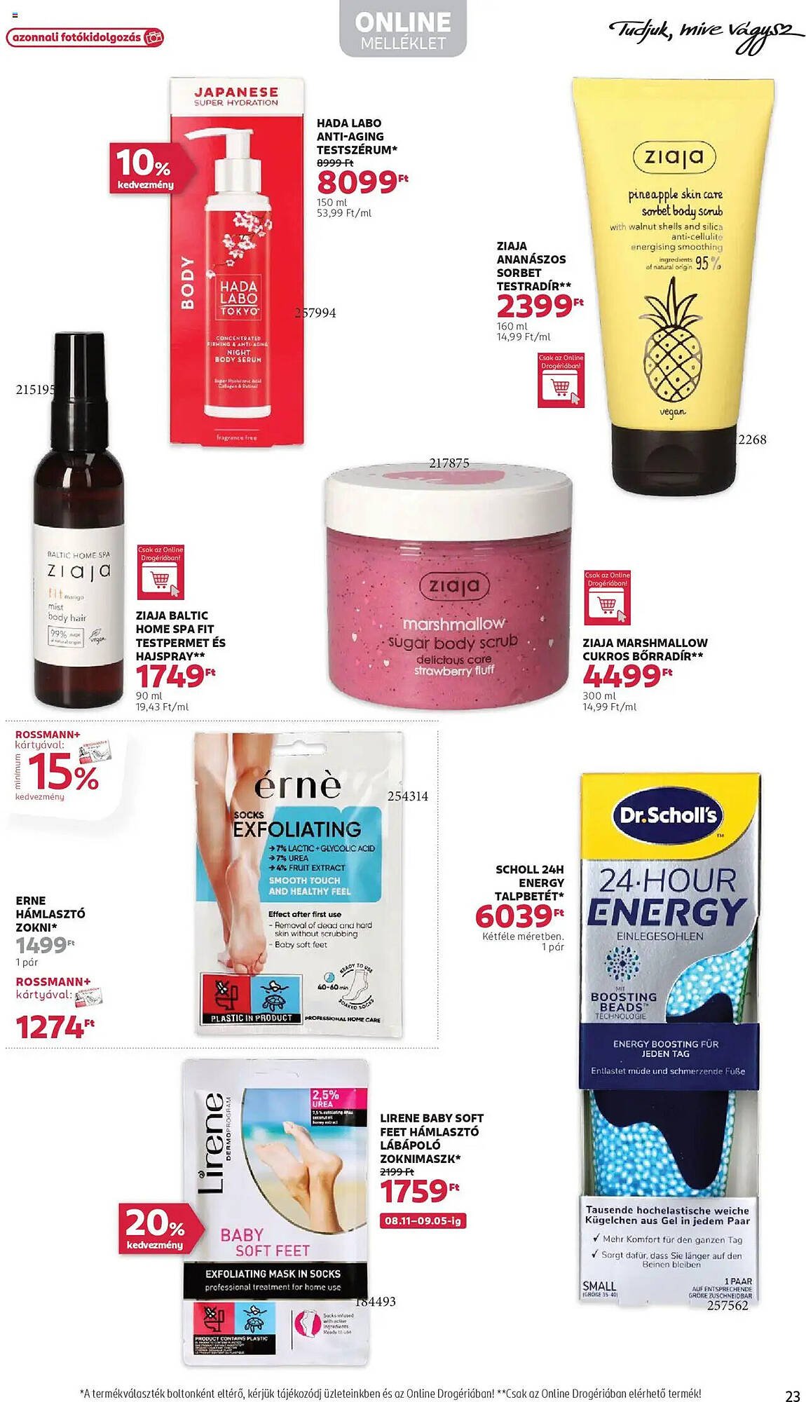 Rossmann akciós újság (2025-08-25 - 2025-09-05)