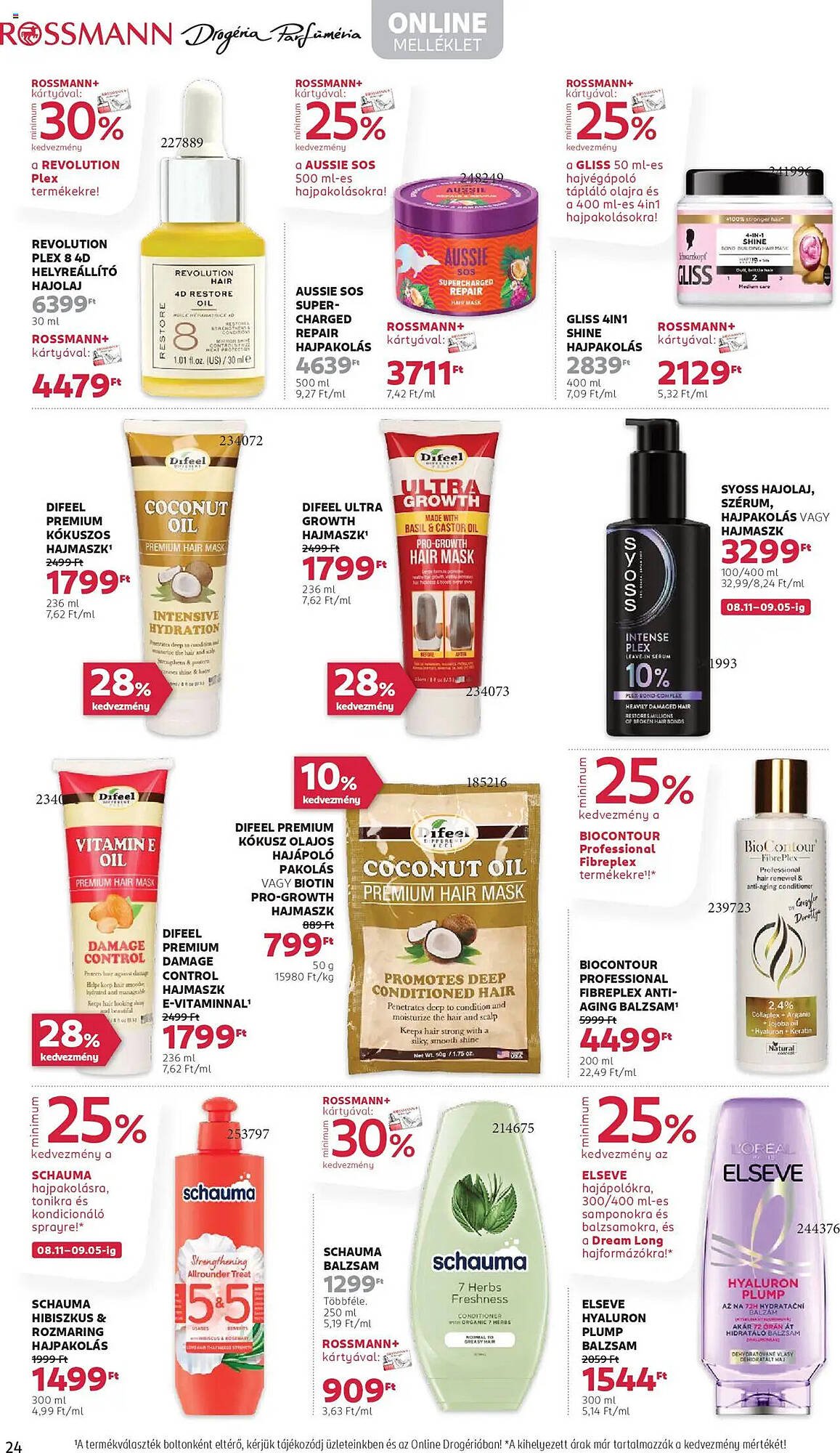 Rossmann akciós újság (2025-08-25 - 2025-09-05)