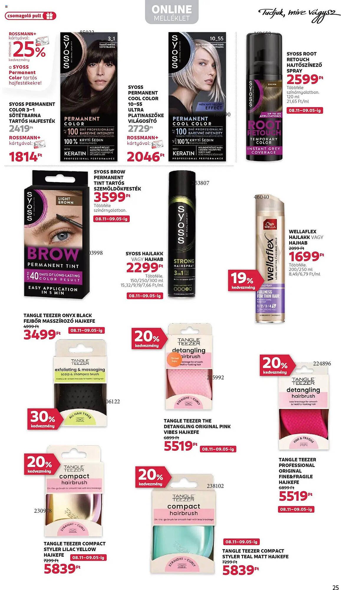 Rossmann akciós újság (2025-08-25 - 2025-09-05)