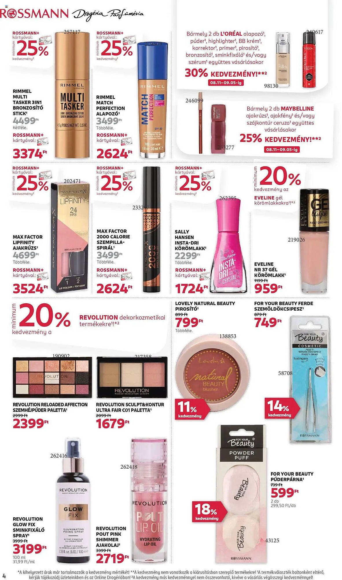 Rossmann akciós újság (2025-08-25 - 2025-09-05)
