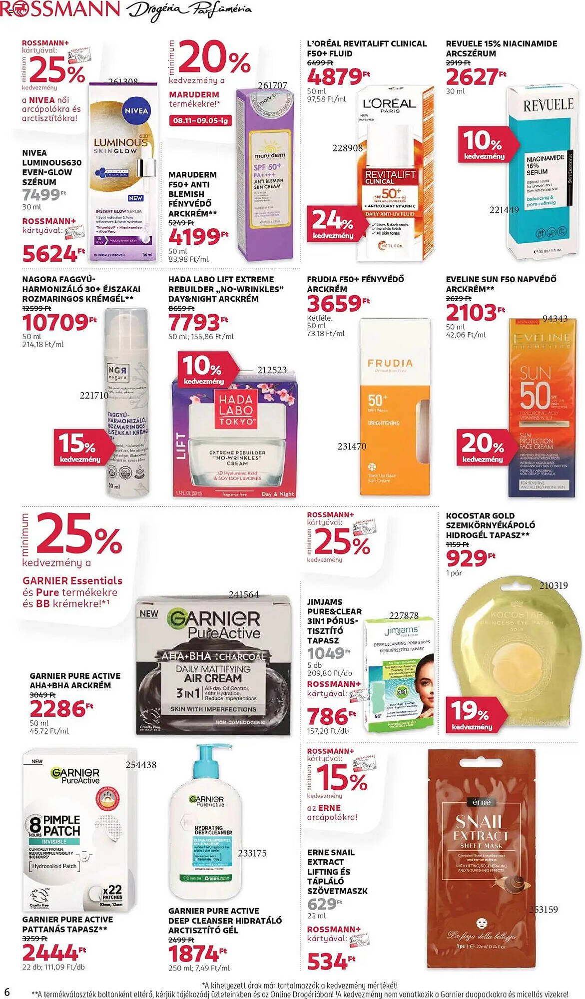 Rossmann akciós újság (2025-08-25 - 2025-09-05)