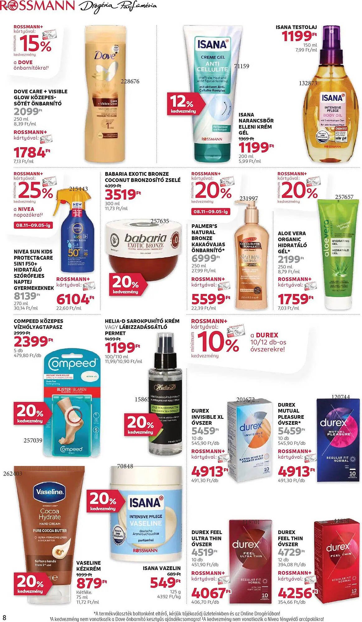 Rossmann akciós újság (2025-08-25 - 2025-09-05)