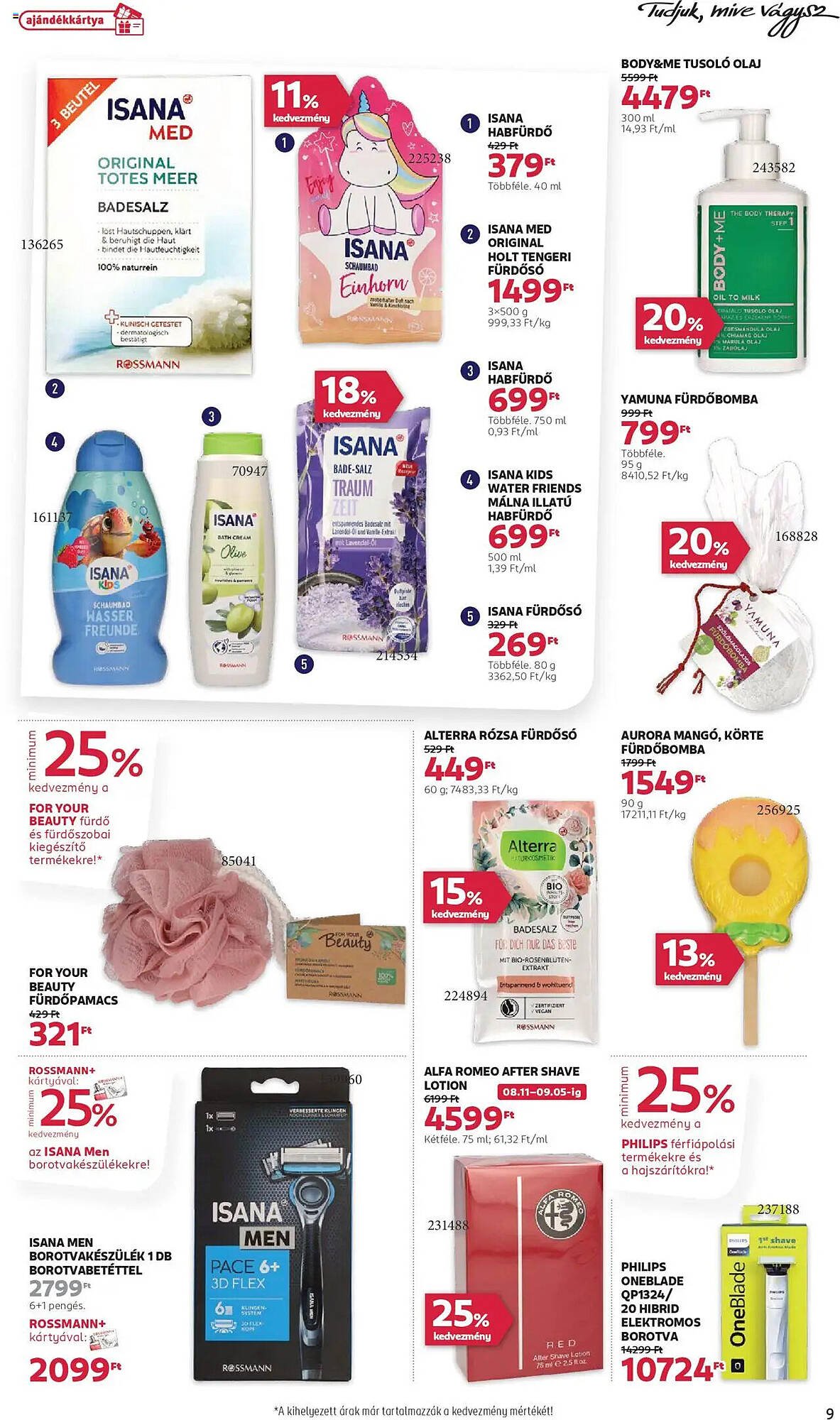 Rossmann akciós újság (2025-08-25 - 2025-09-05)