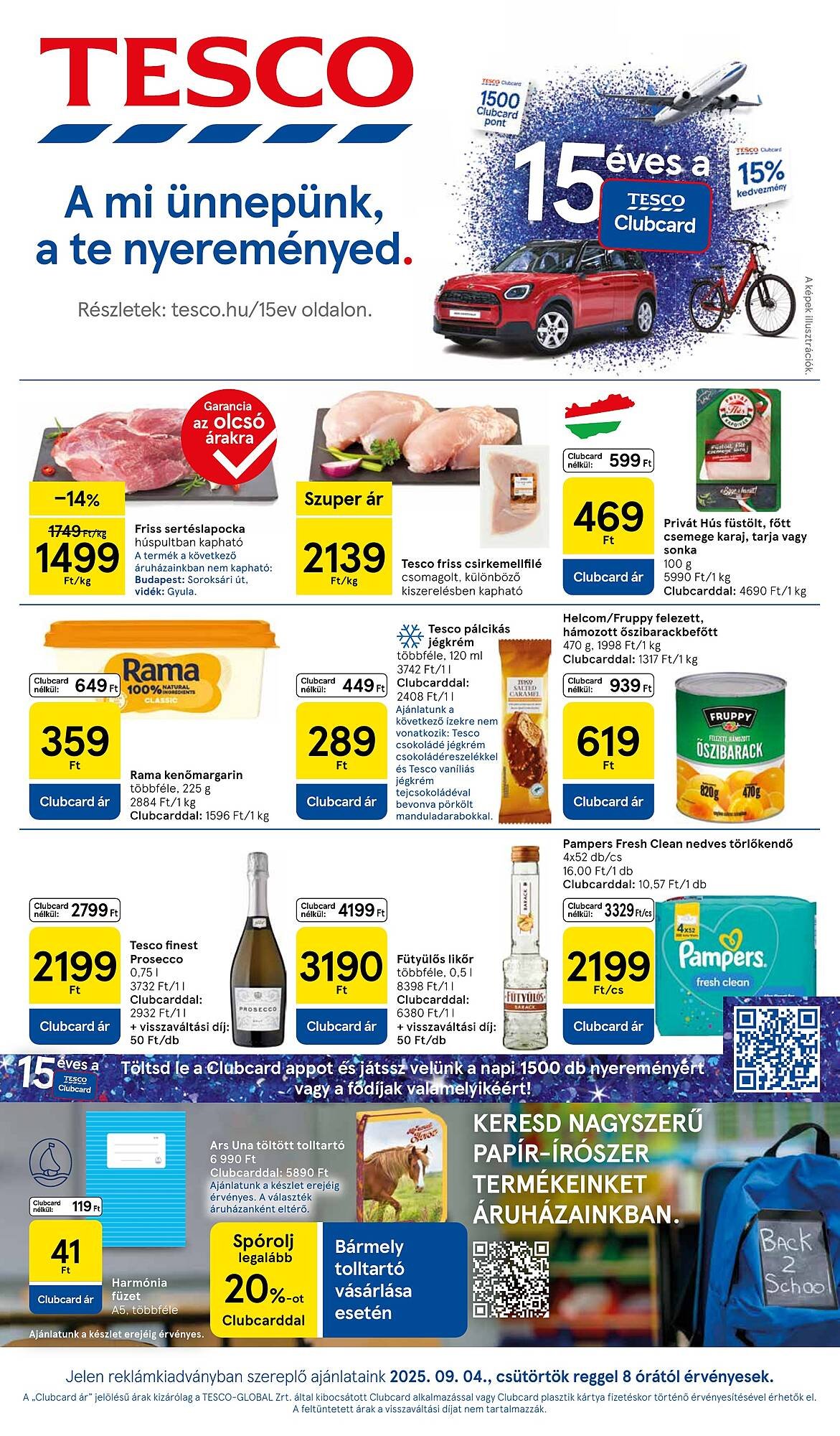 Tesco akciós újság (2025-09-04 - 2025-09-10)