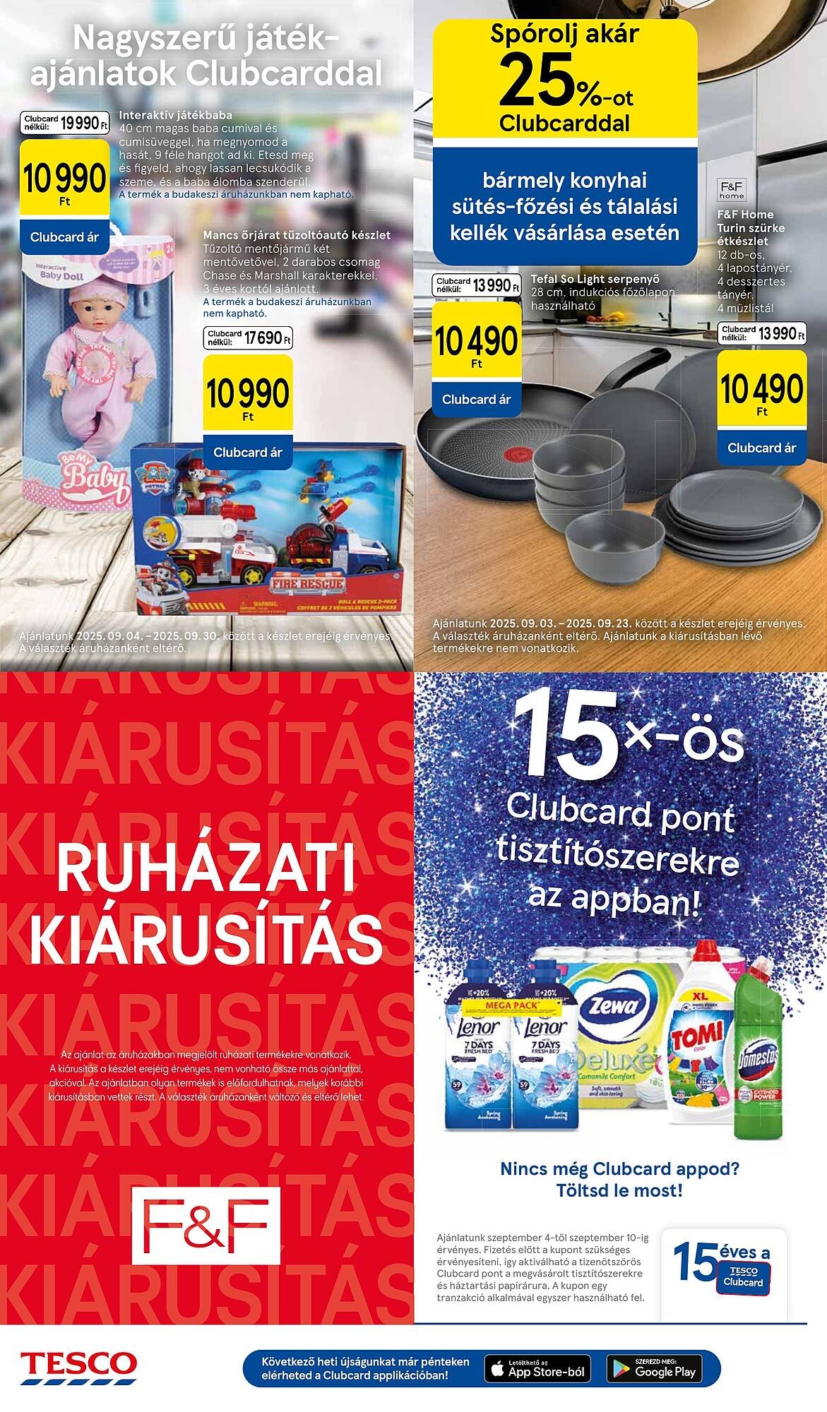 Tesco akciós újság (2025-09-04 - 2025-09-10)