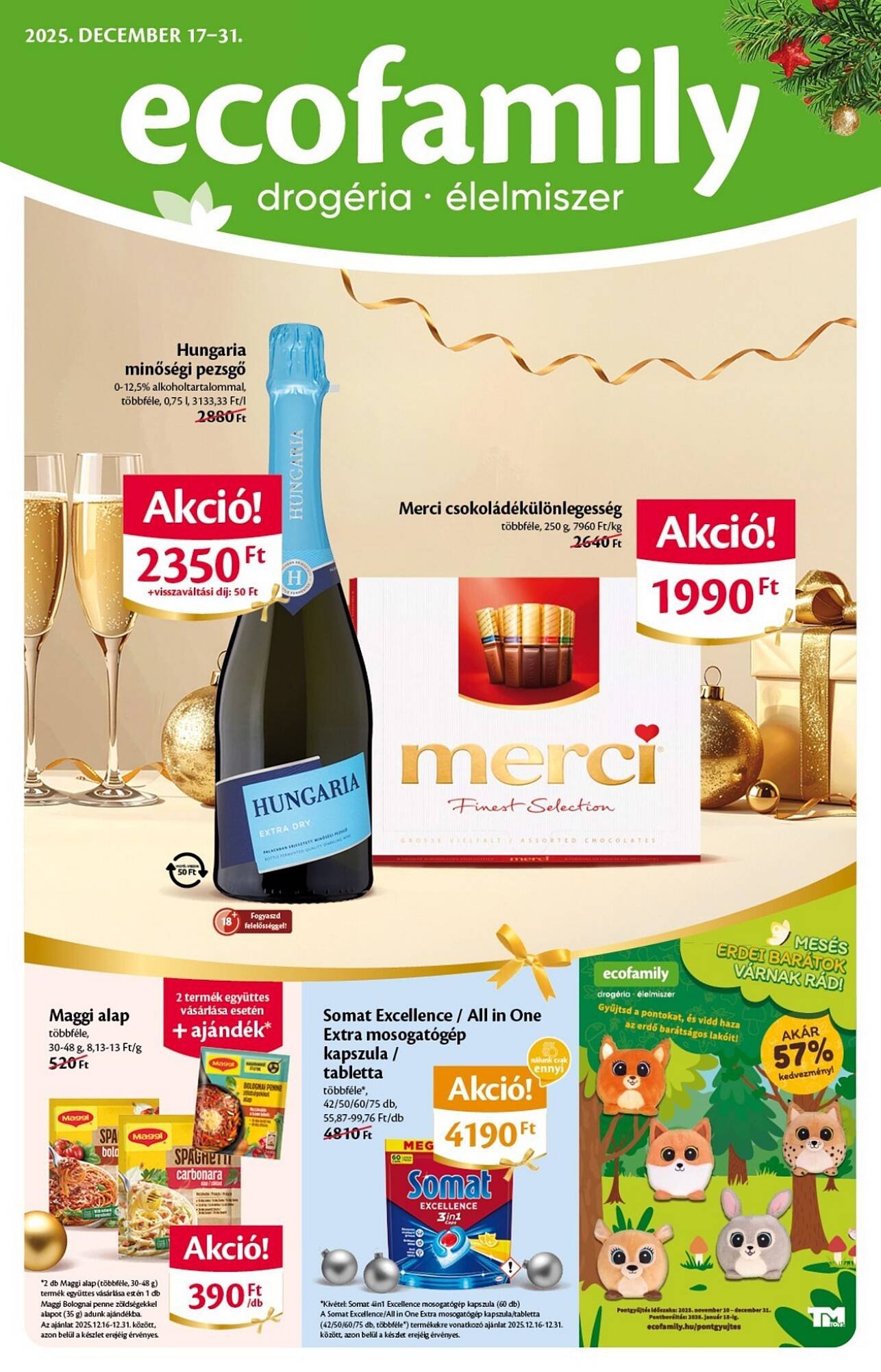 EcoFamily akciós újság (2025-12-17 - 2025-12-31)