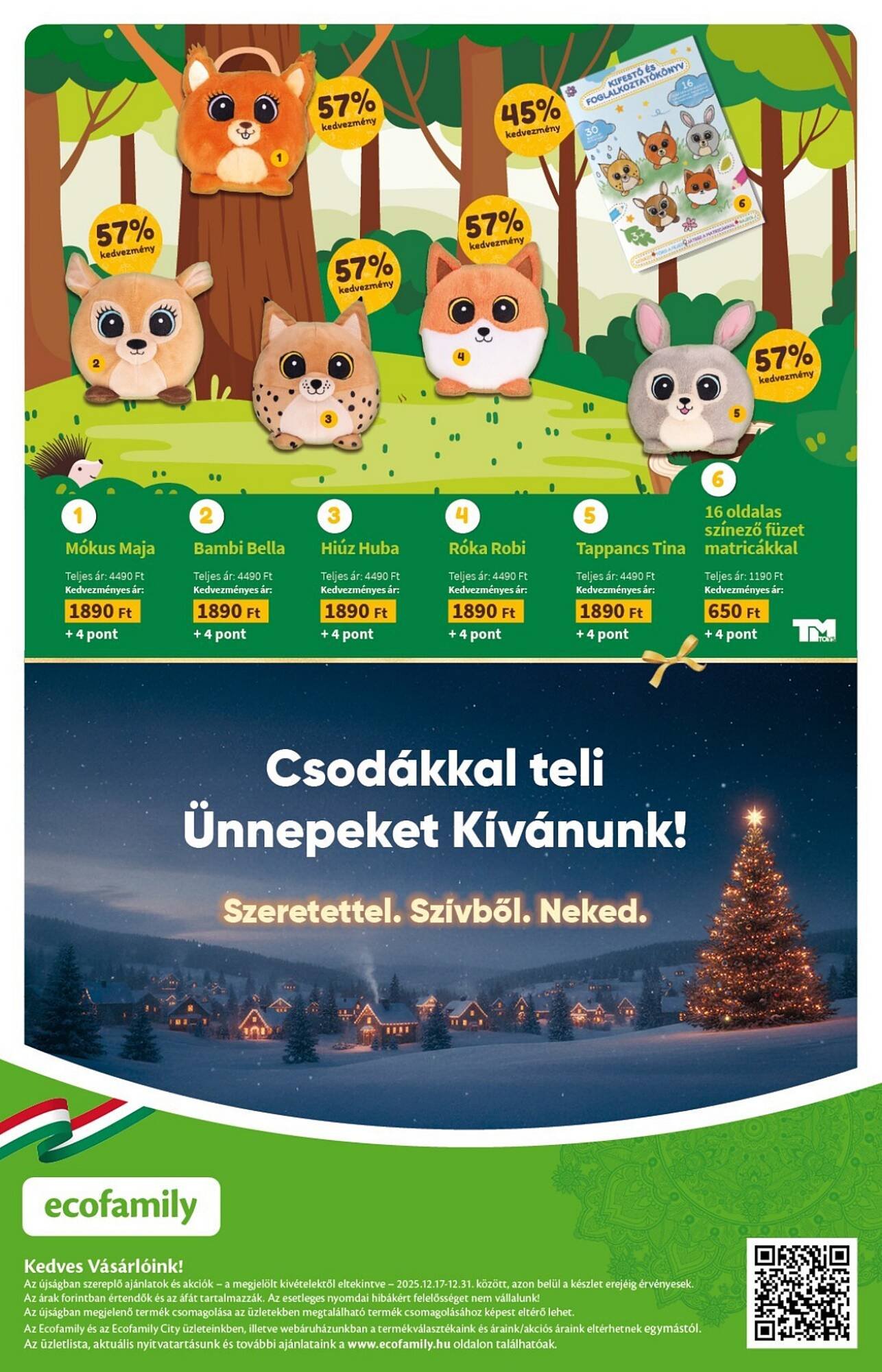 EcoFamily akciós újság (2025-12-17 - 2025-12-31)