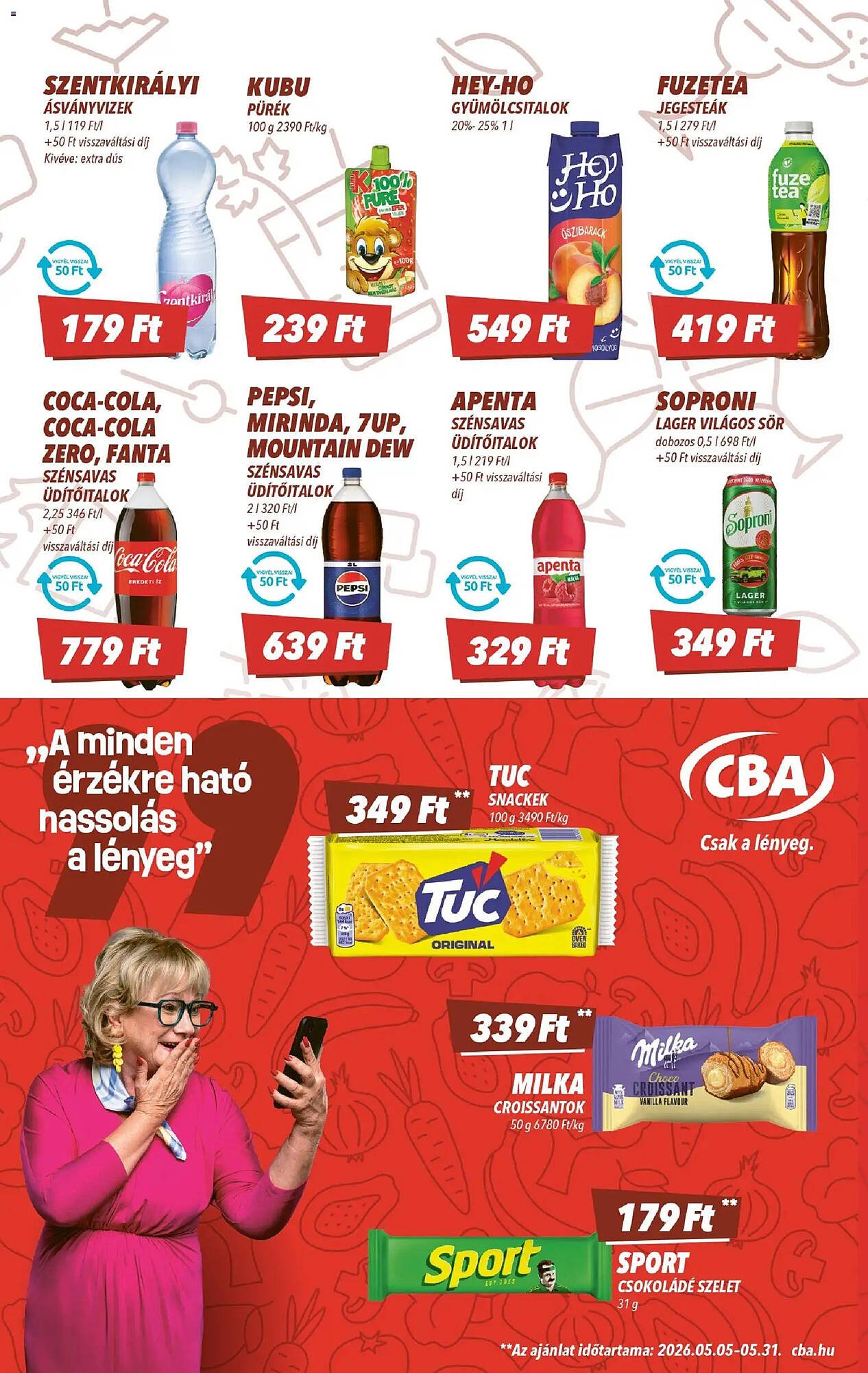 CBA akciós újság