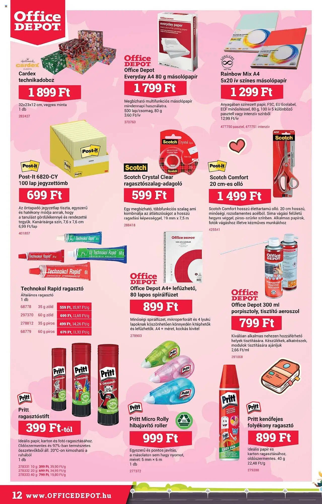 Office Depot akciós újság (2025-08-12 - 2025-09-17)