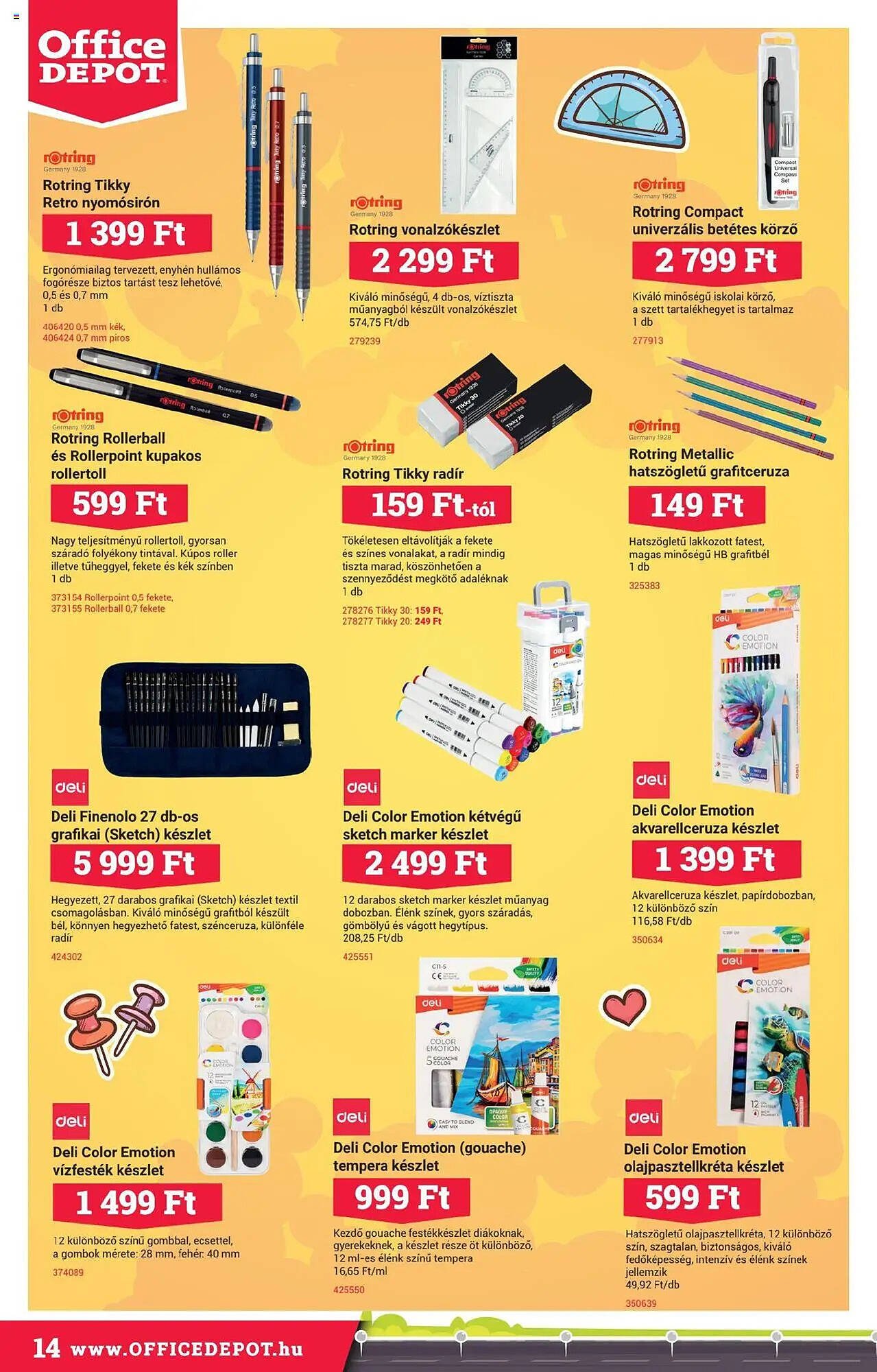 Office Depot akciós újság (2025-08-12 - 2025-09-17)