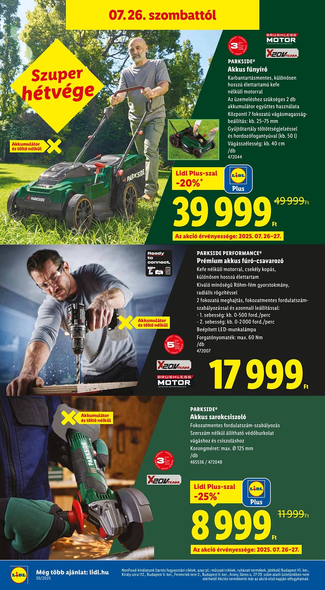 Lidl akciós újság (2025-07-24 - 2025-07-28)