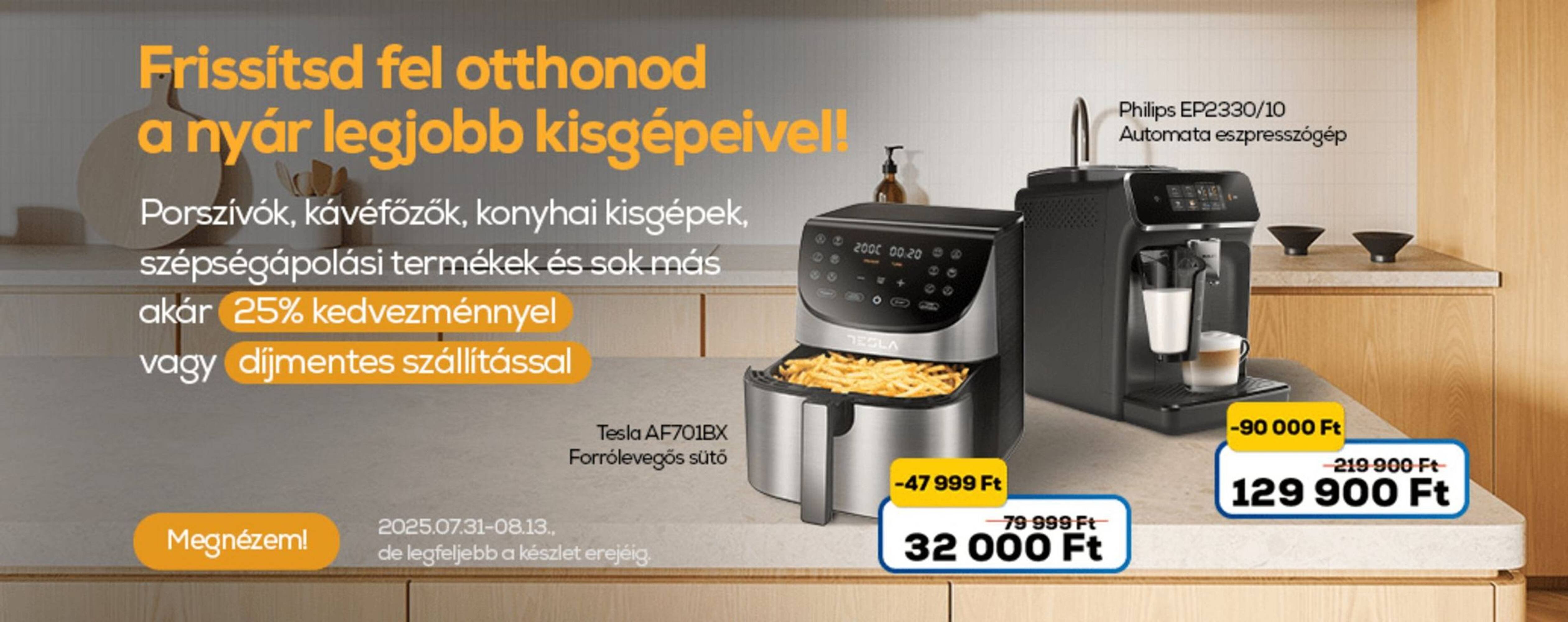 Euronics akciós újság (2025-07-25 - 2025-08-31)