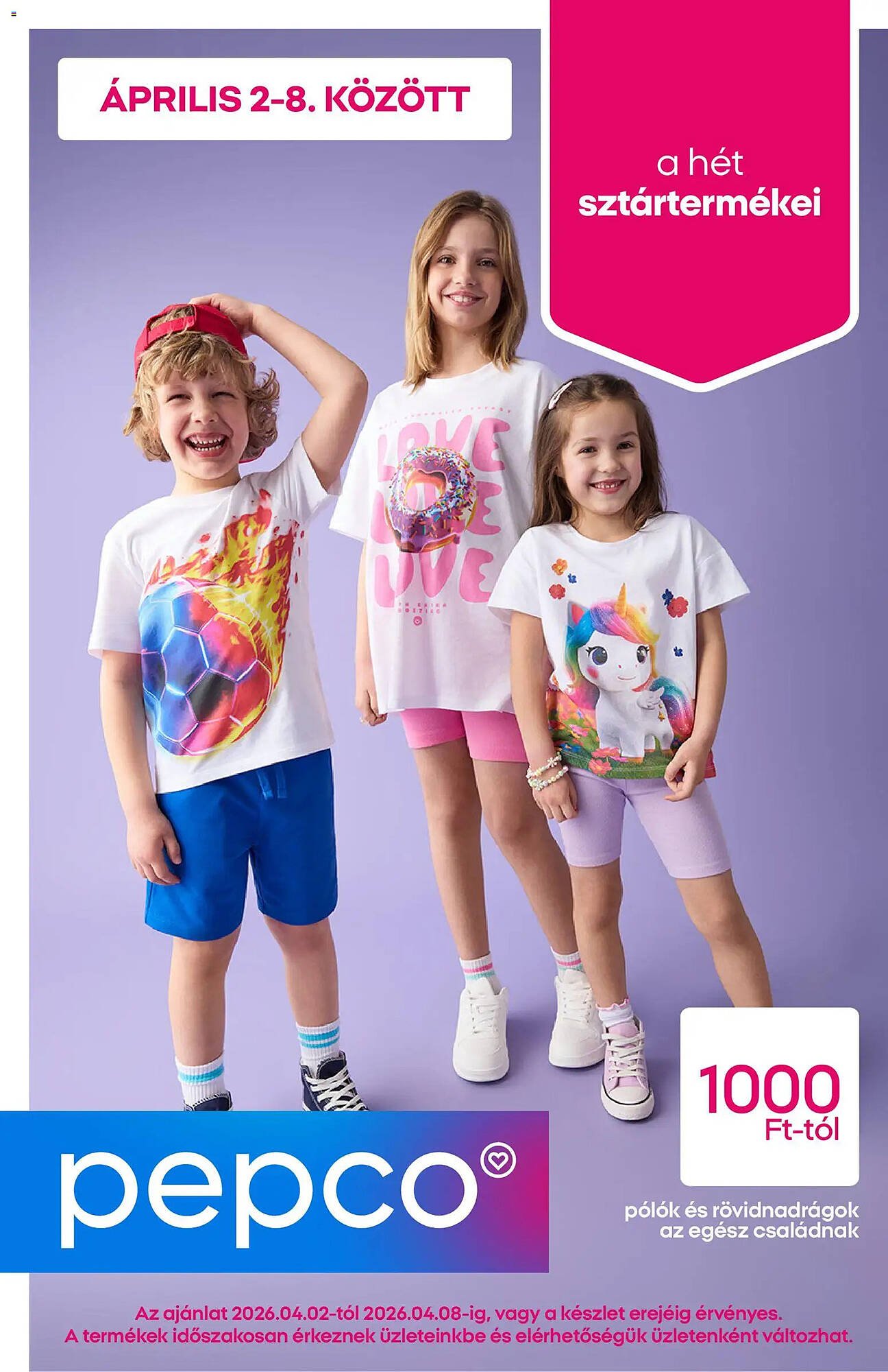 Pepco akciós újság (2026-04-02 - 2026-04-08)