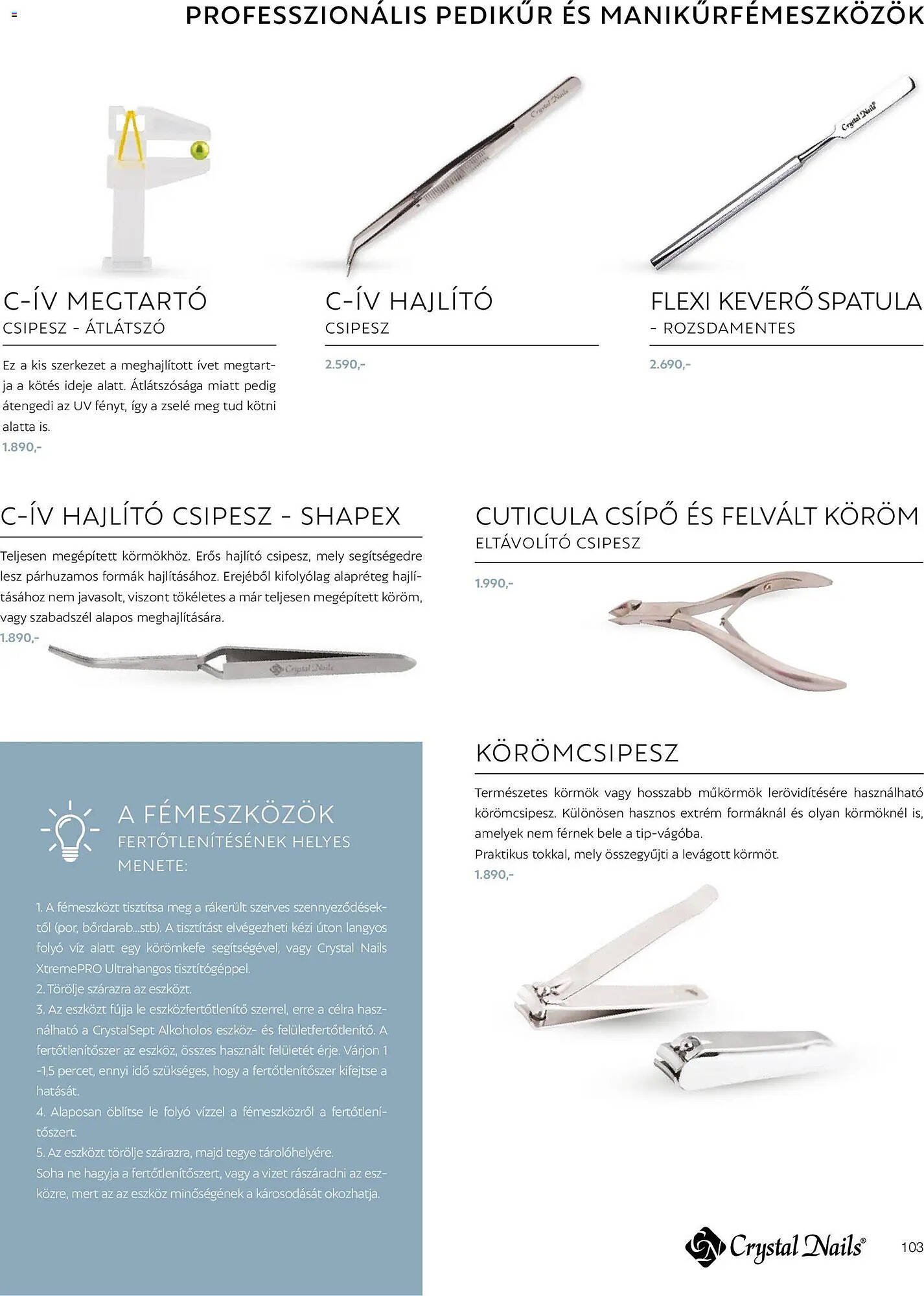 Crystal Nails akciós újság (2026-03-09 - 2027-12-31)