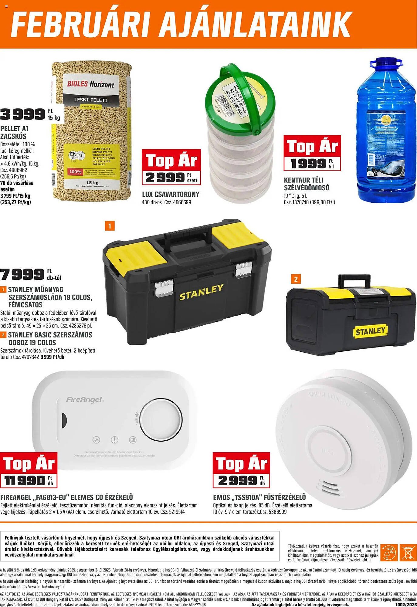 OBI akciós újság (2026-02-03 - 2026-03-01)