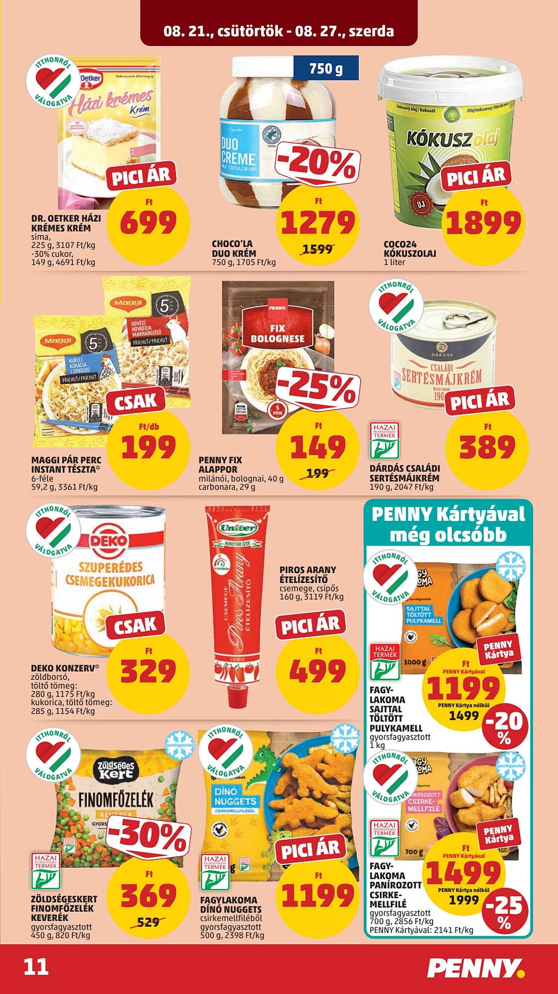 PENNY akciós újság (2025-08-21 - 2025-08-27)