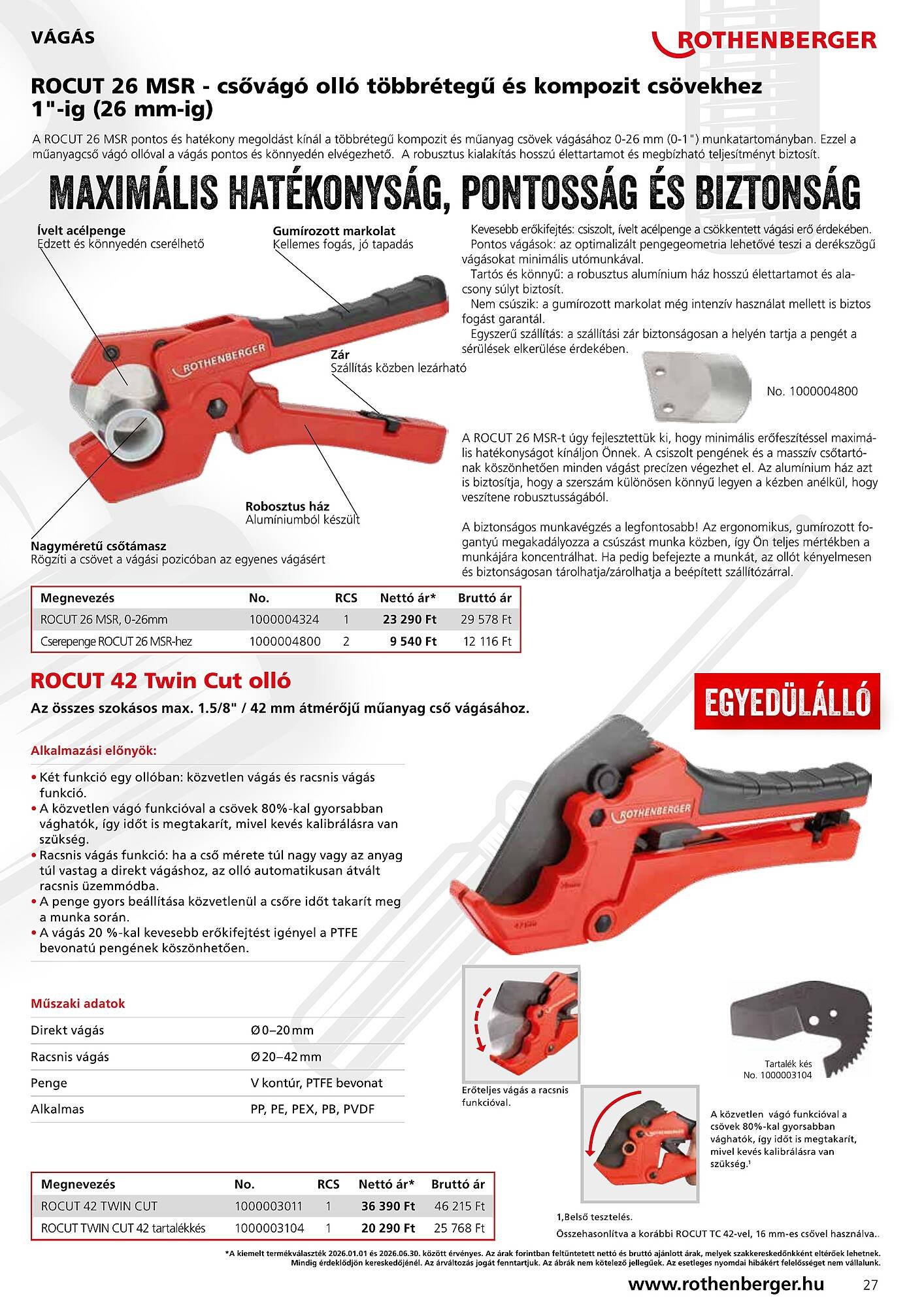 Rothenberger akciós újság (2026-01-01 - 2026-06-30)
