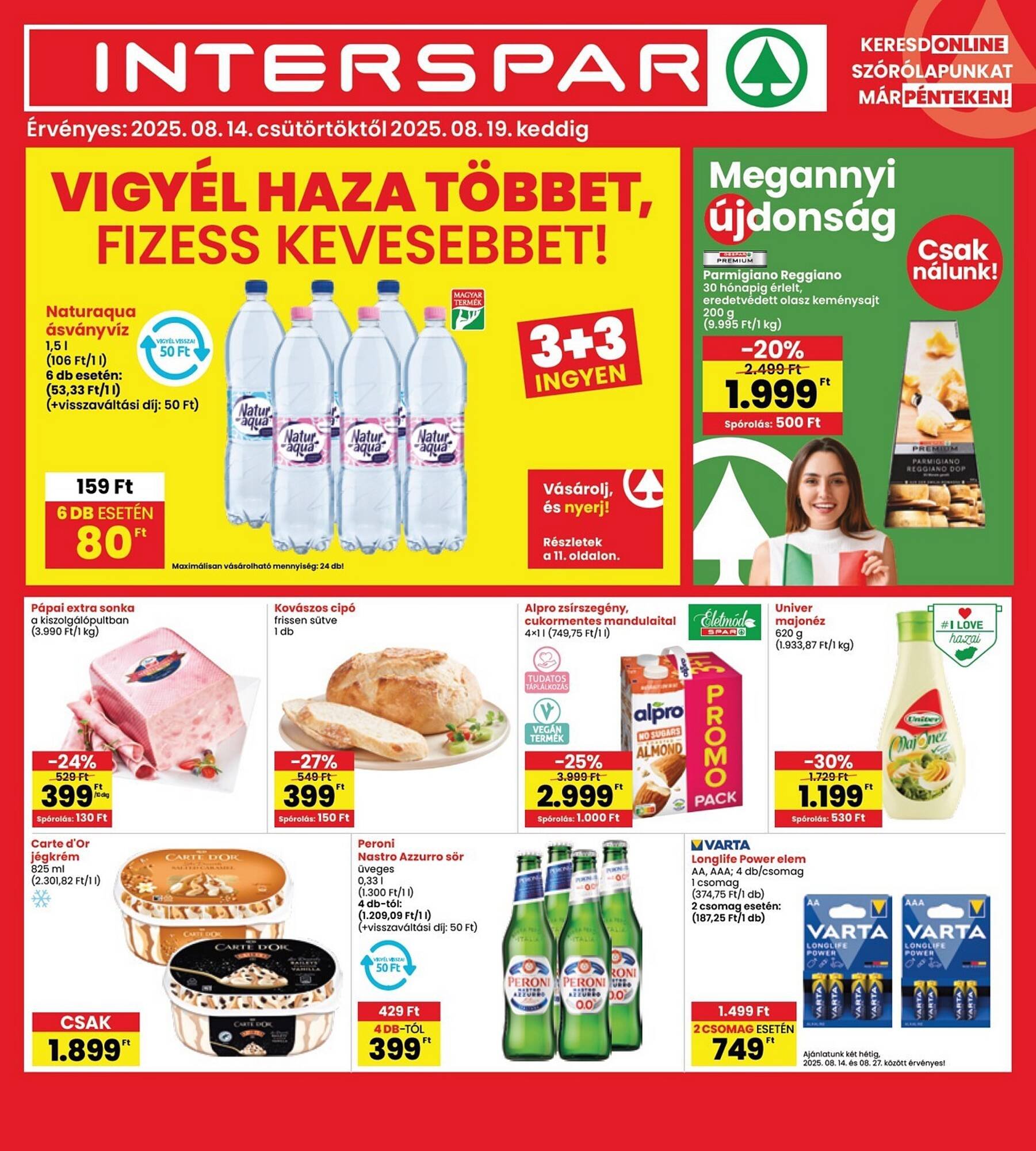 Interspar akciós újság (2025-08-14 - 2025-08-19)