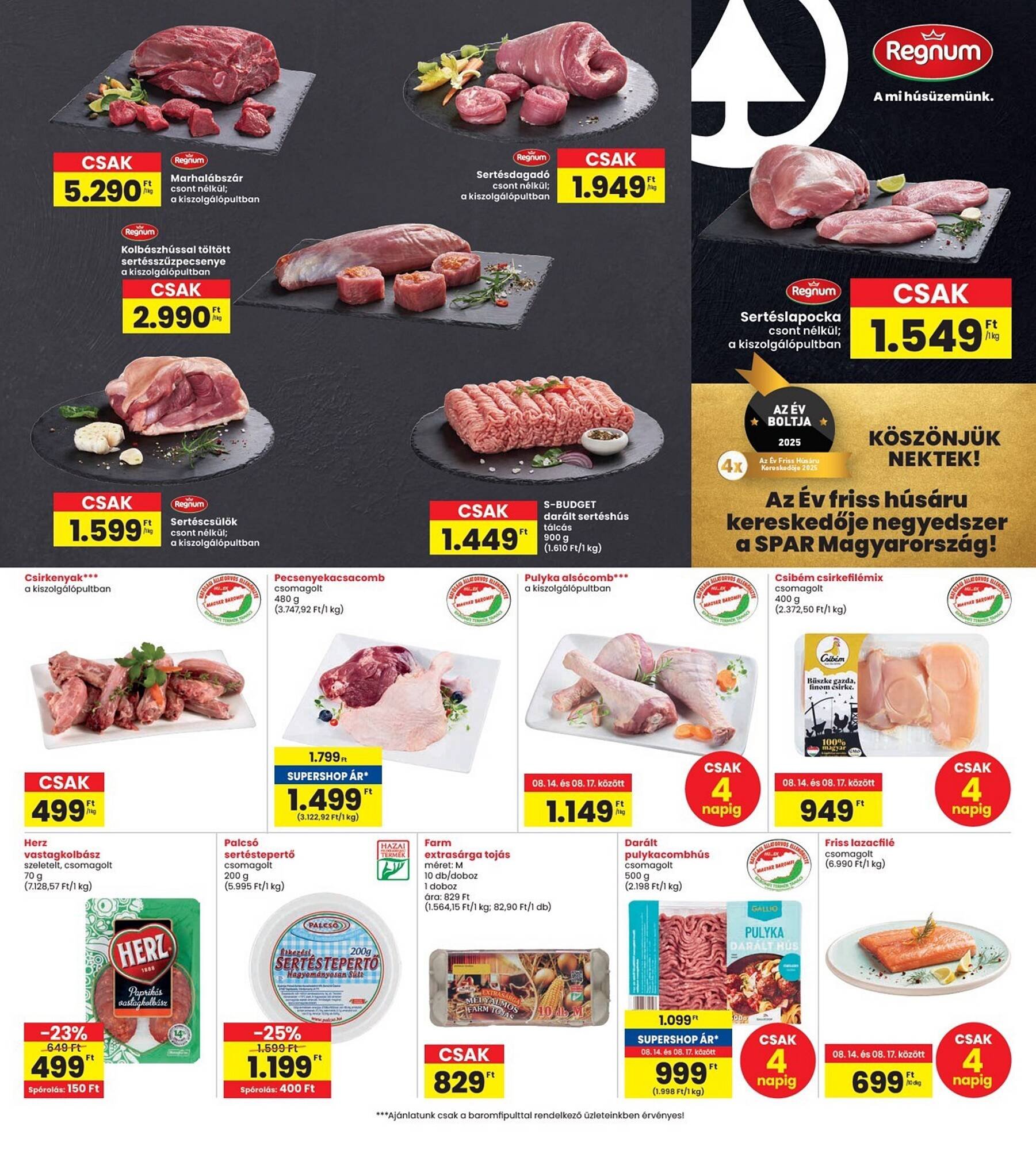 Interspar akciós újság (2025-08-14 - 2025-08-19)