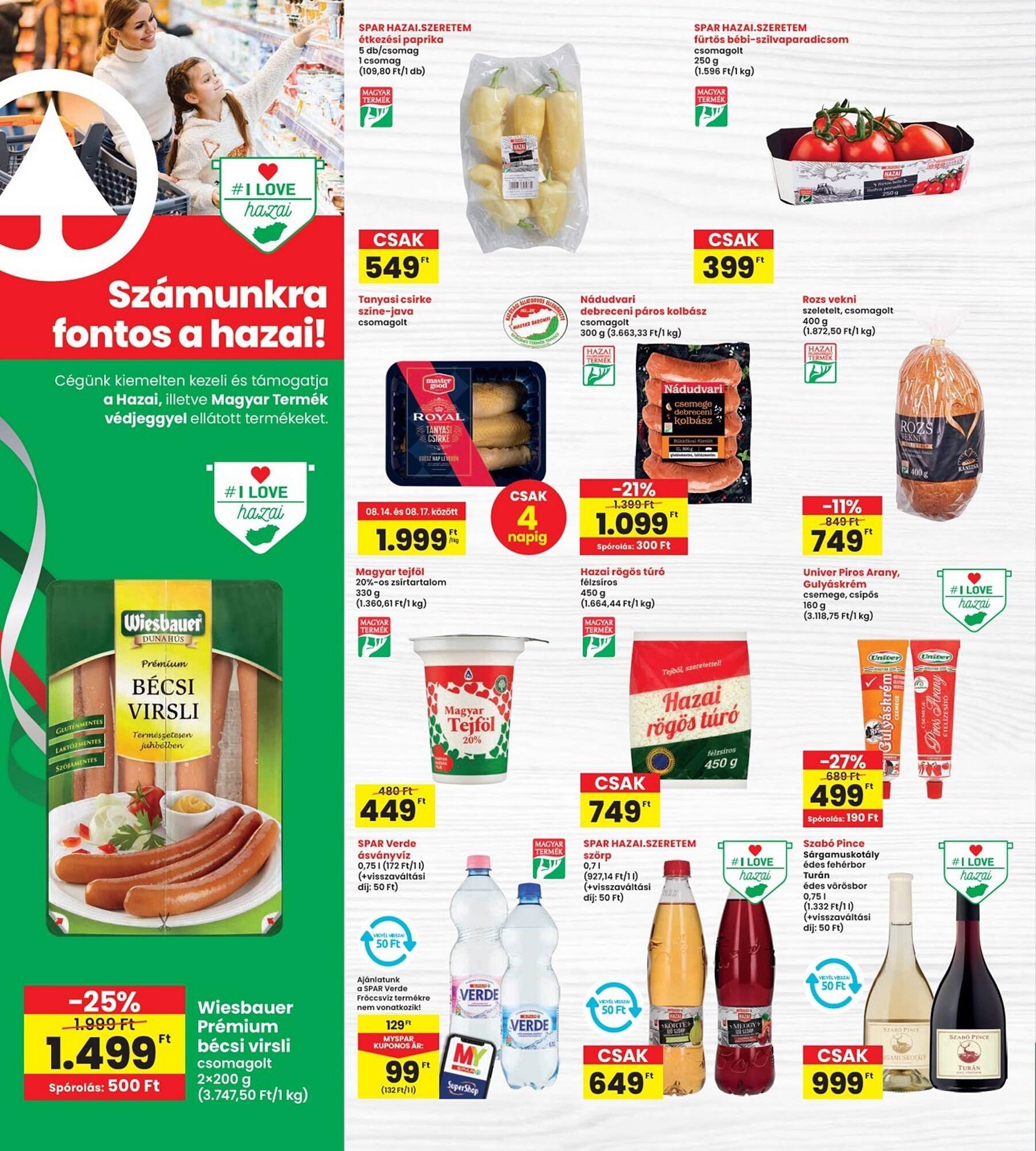 Interspar akciós újság (2025-08-14 - 2025-08-19)