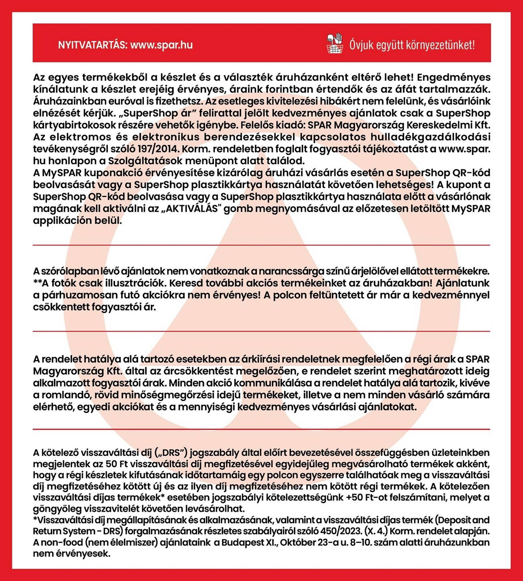 Interspar akciós újság (2025-08-14 - 2025-08-19)