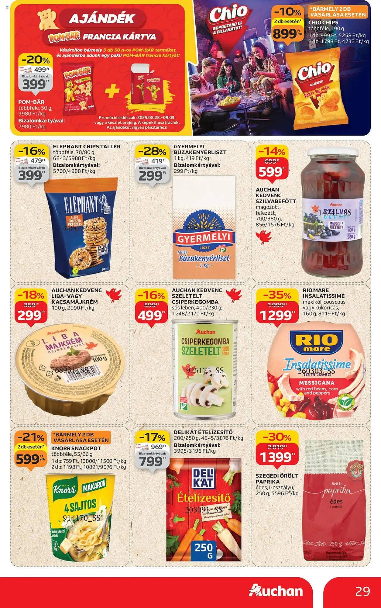 Auchan akciós újság (2025-08-28 - 2025-09-03)