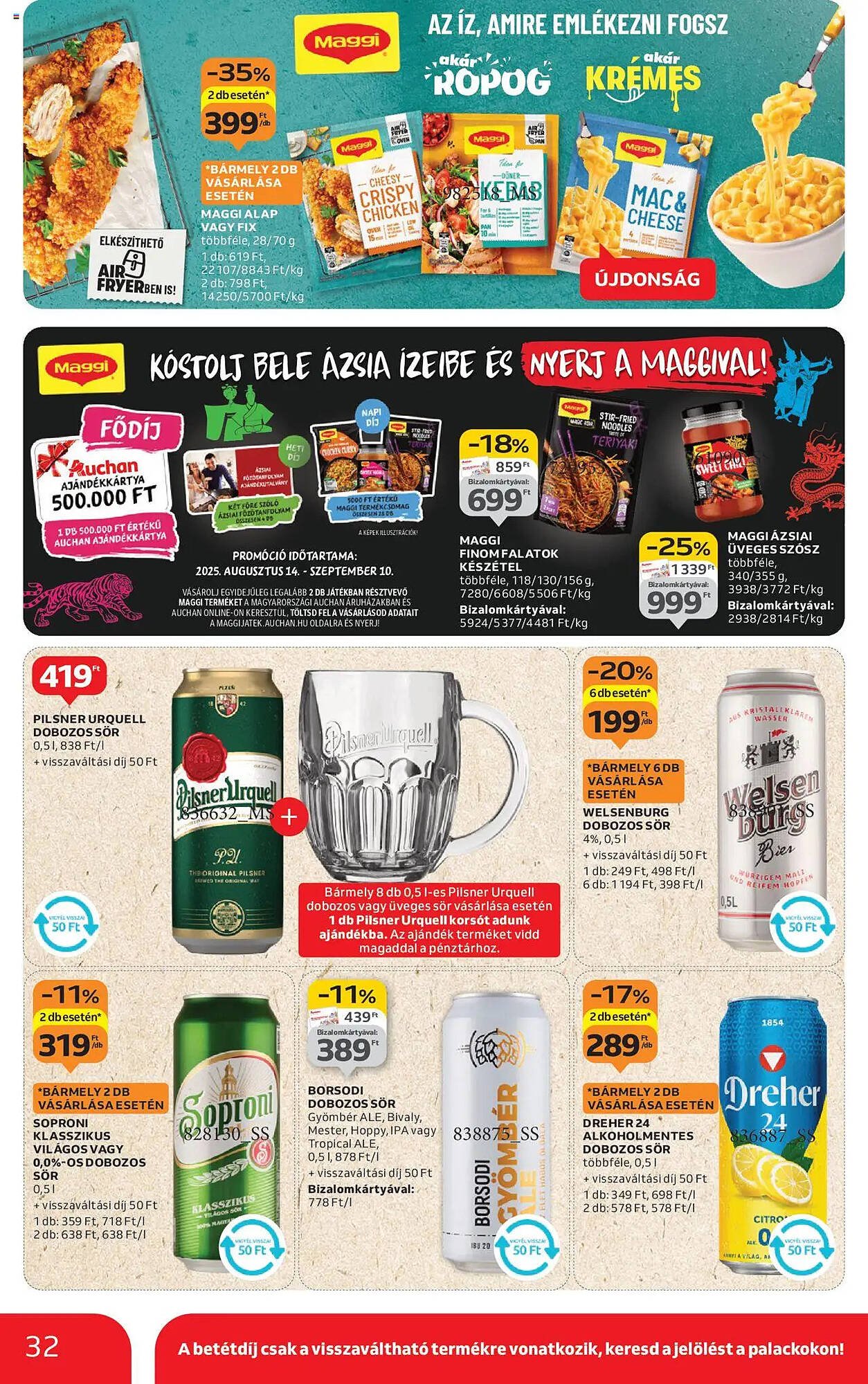 Auchan akciós újság (2025-08-28 - 2025-09-03)