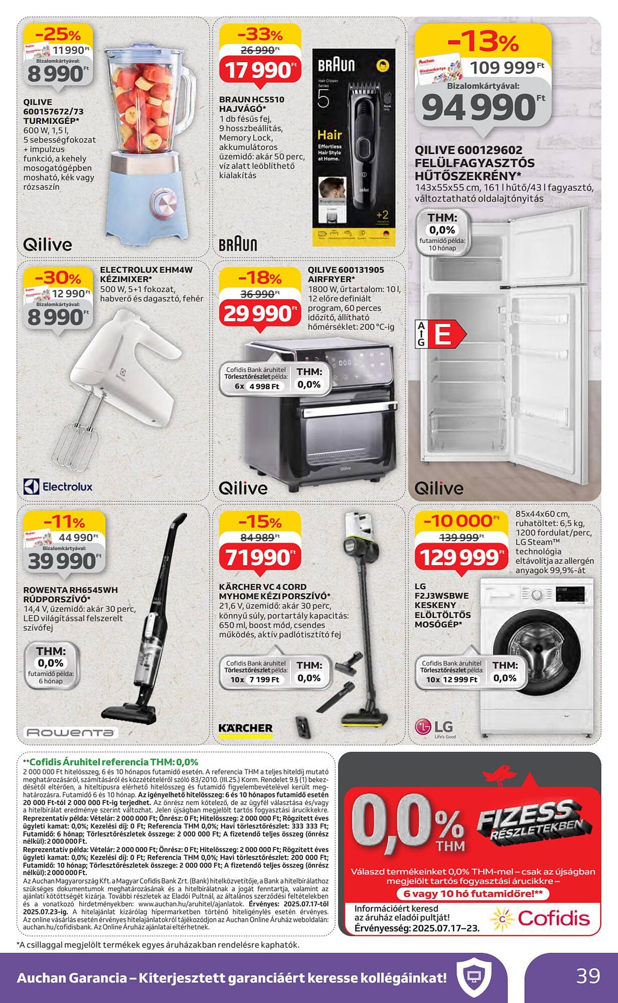 Auchan akciós újság (2025-07-17 - 2025-07-23)