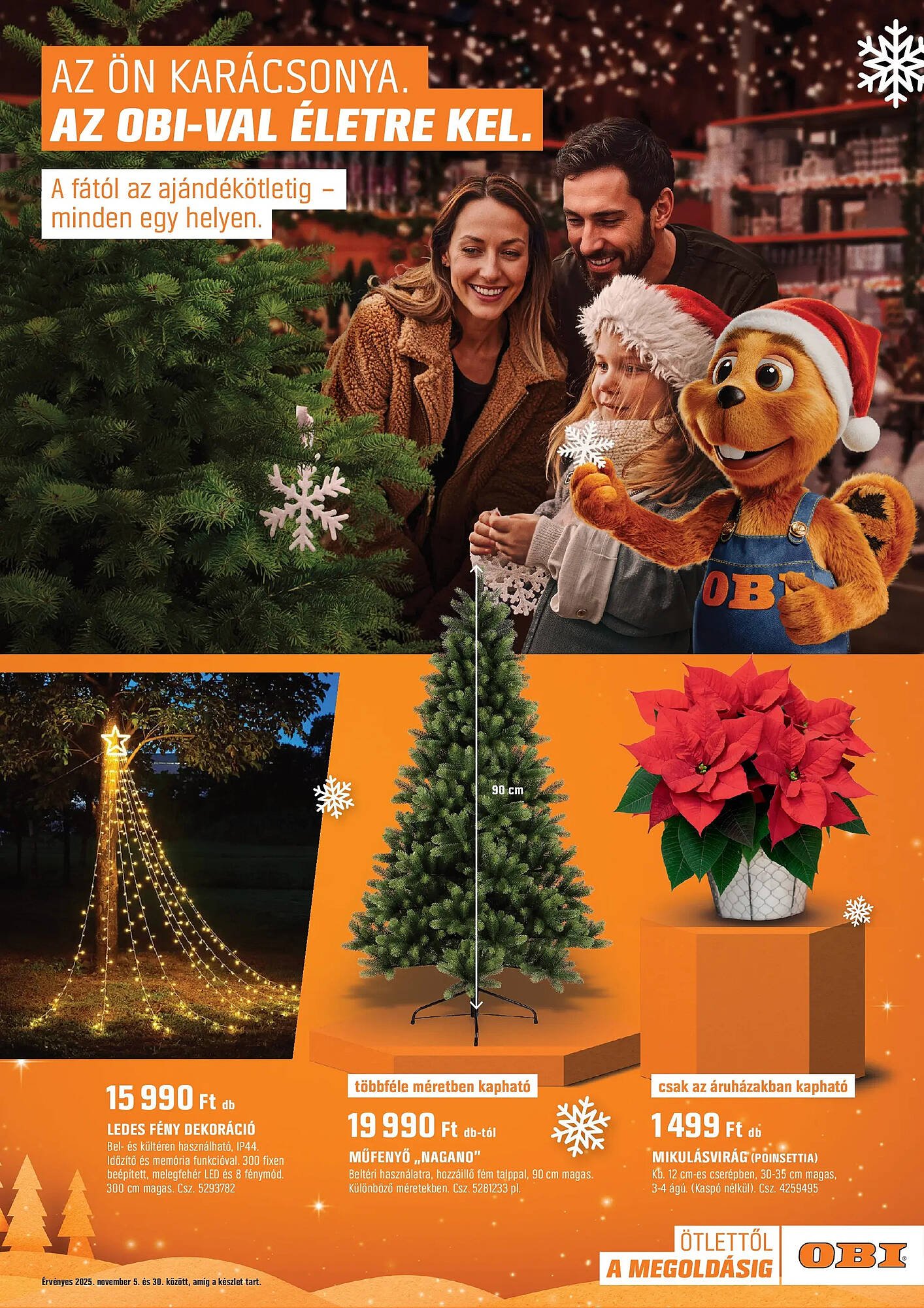 OBI akciós újság (2025-11-04 - 2025-11-30)